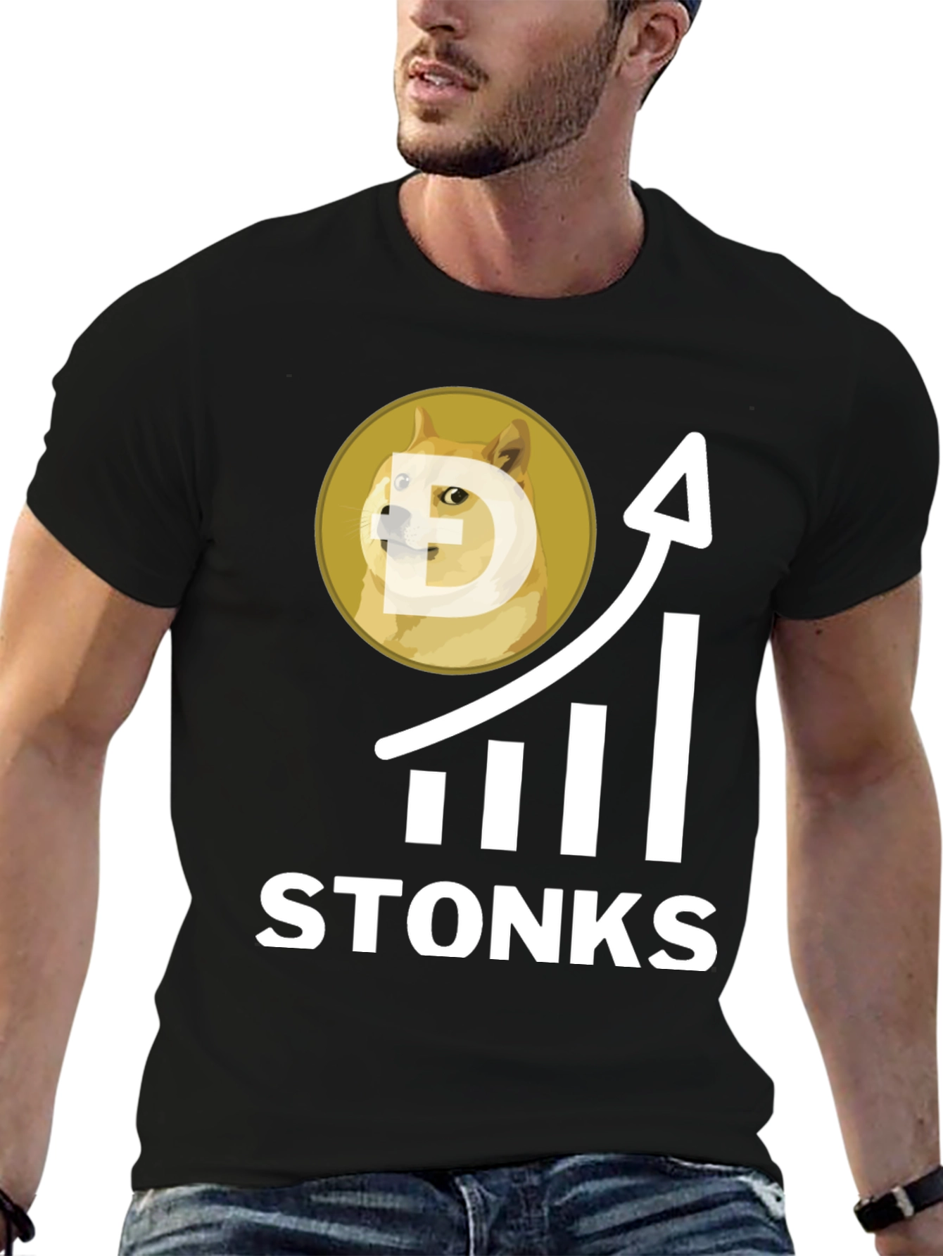 Doge Stonks T-Shirt - To the Moon!