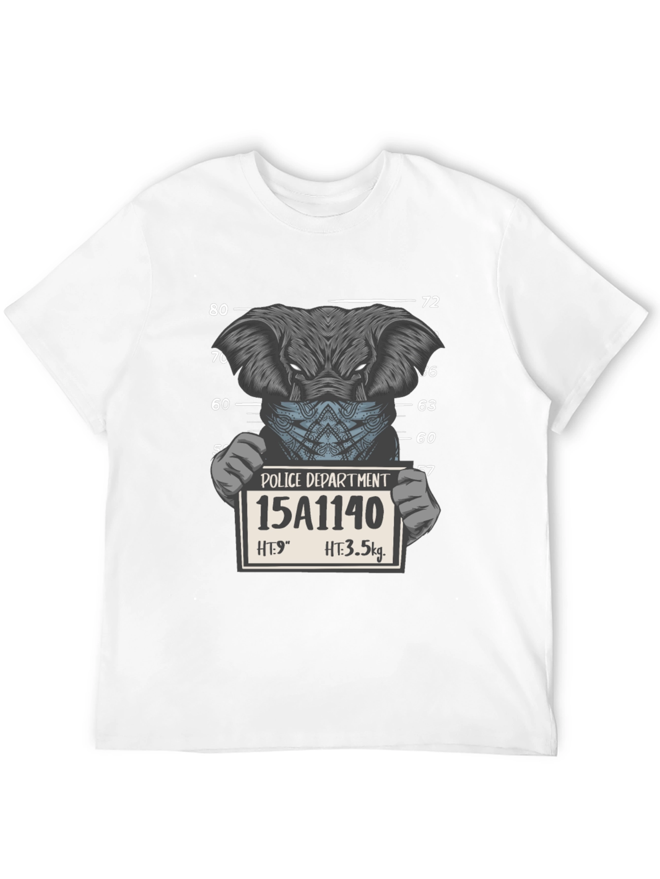 Elephant Mugshot Graphic Tee