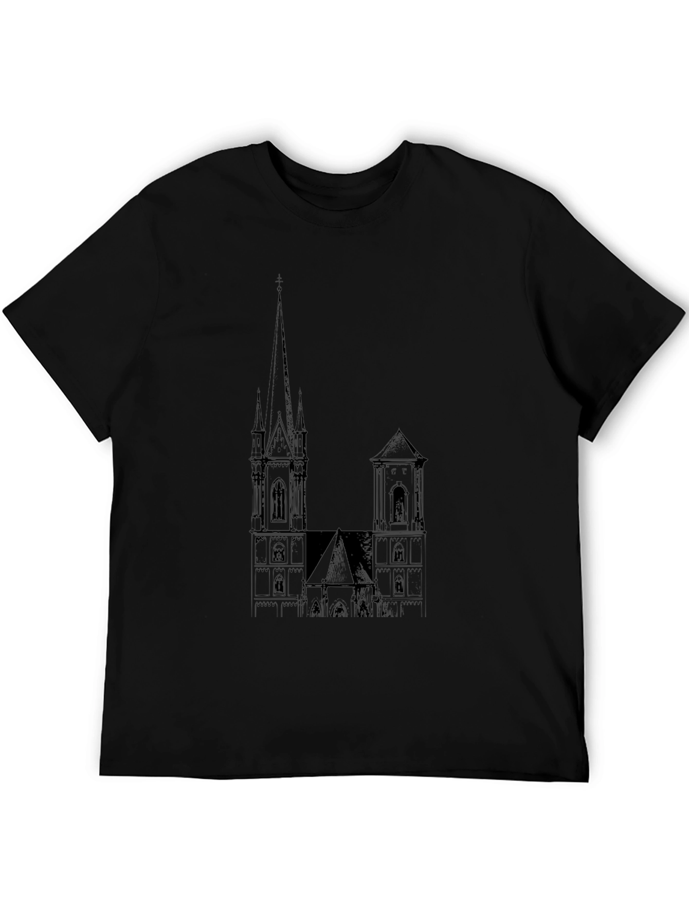 Classic Black Church Graphic Tee