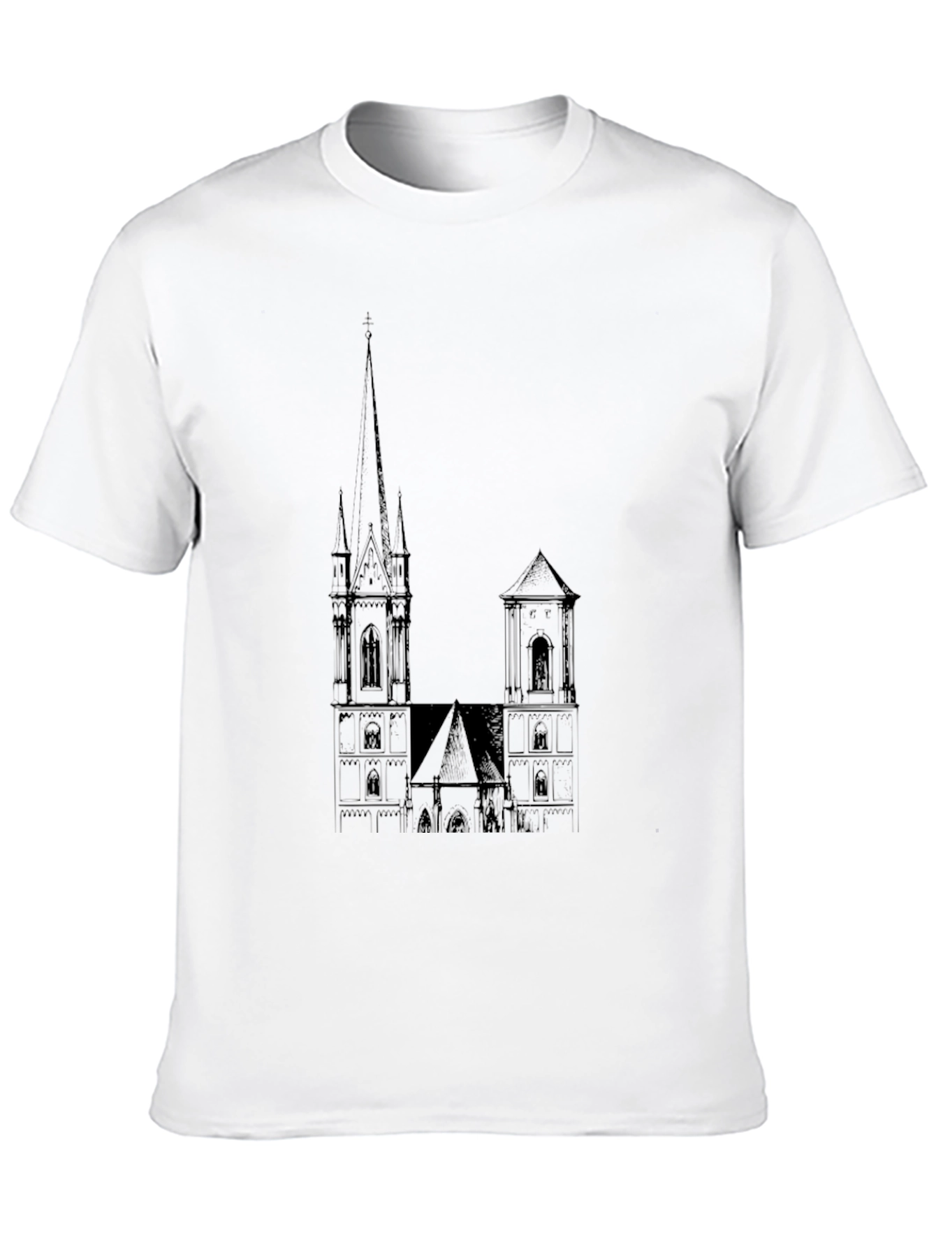 Classic Black Church Graphic Tee