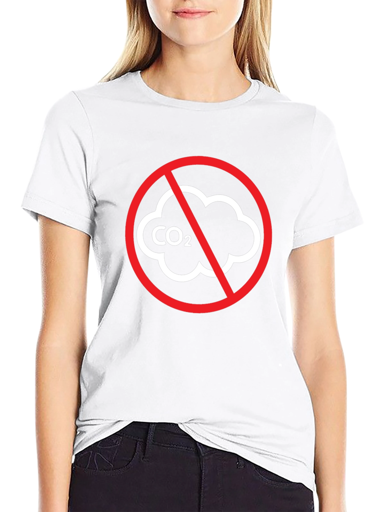No CO2 Black T-Shirt - Eco Friendly Fashion