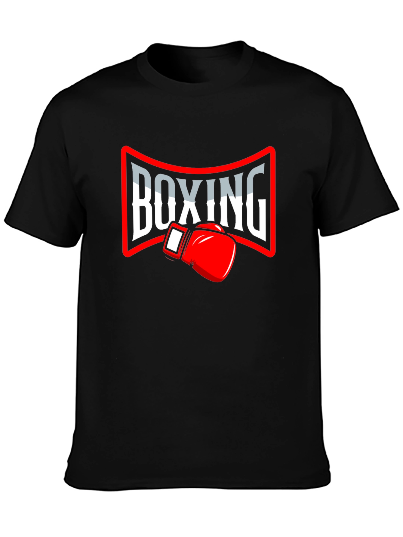 Boxing Glove Graphic Tee - Sporty Style