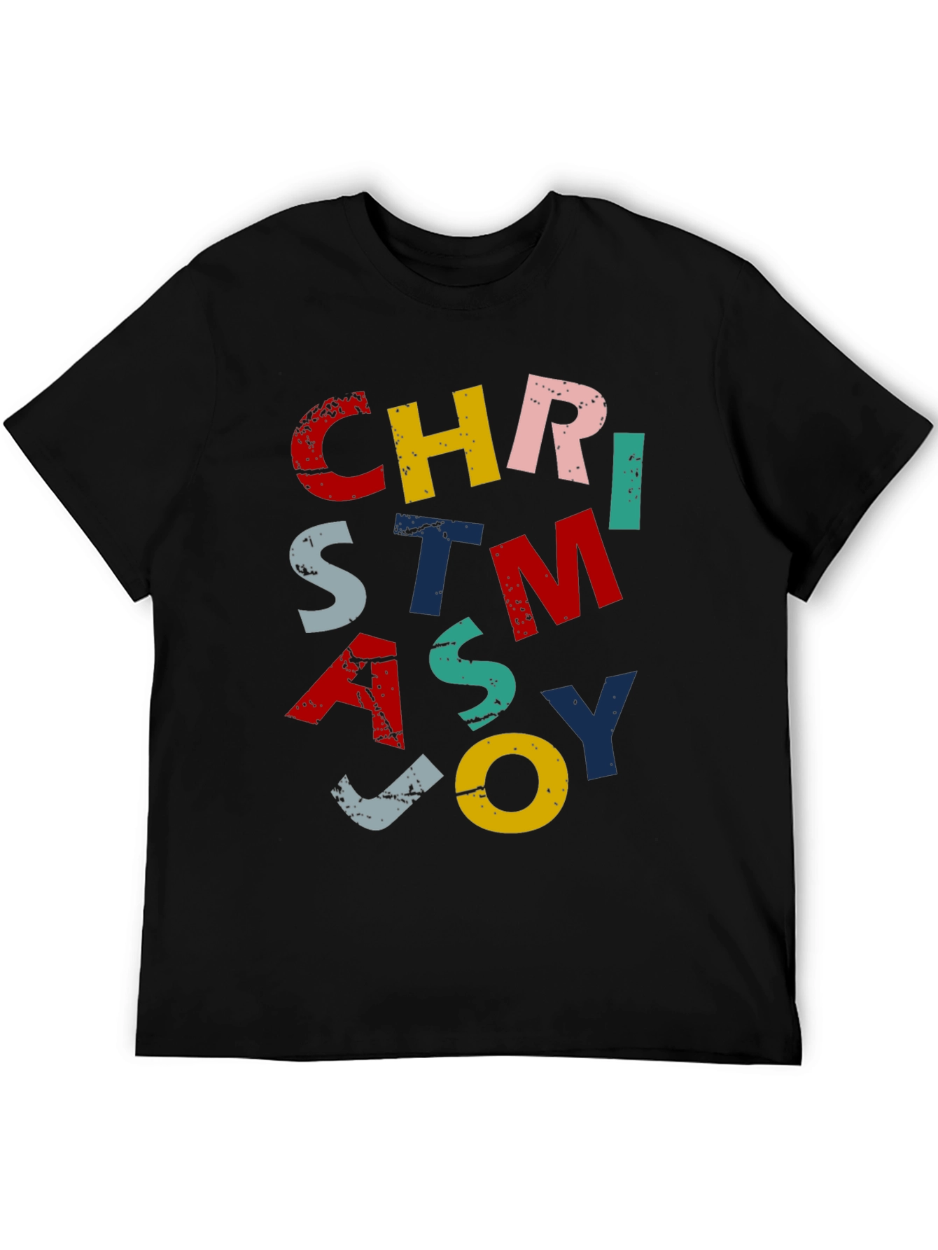 Festive Christmas Joy Graphic Tee - Holiday Apparel