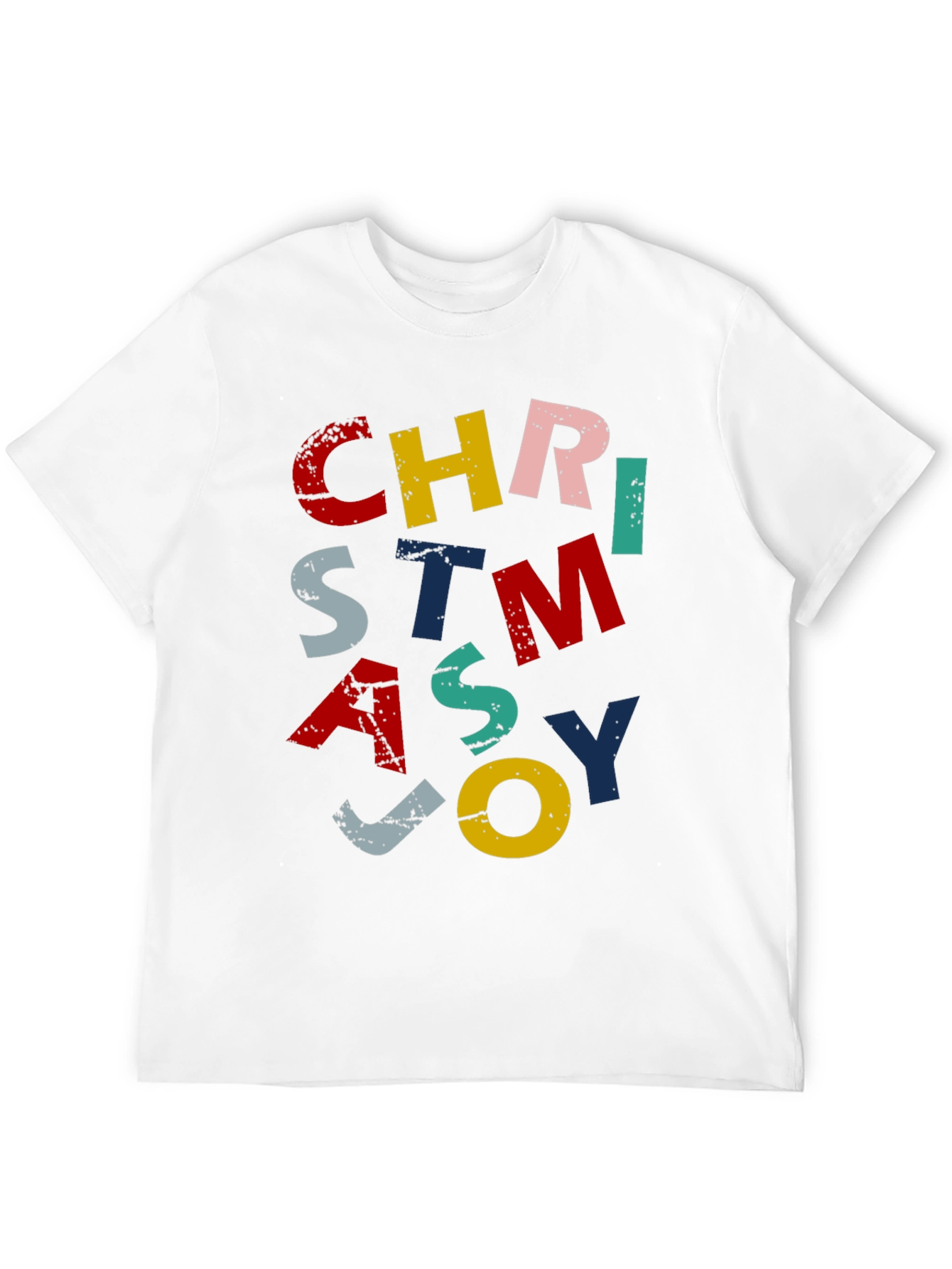 Festive Christmas Joy Graphic Tee - Holiday Apparel
