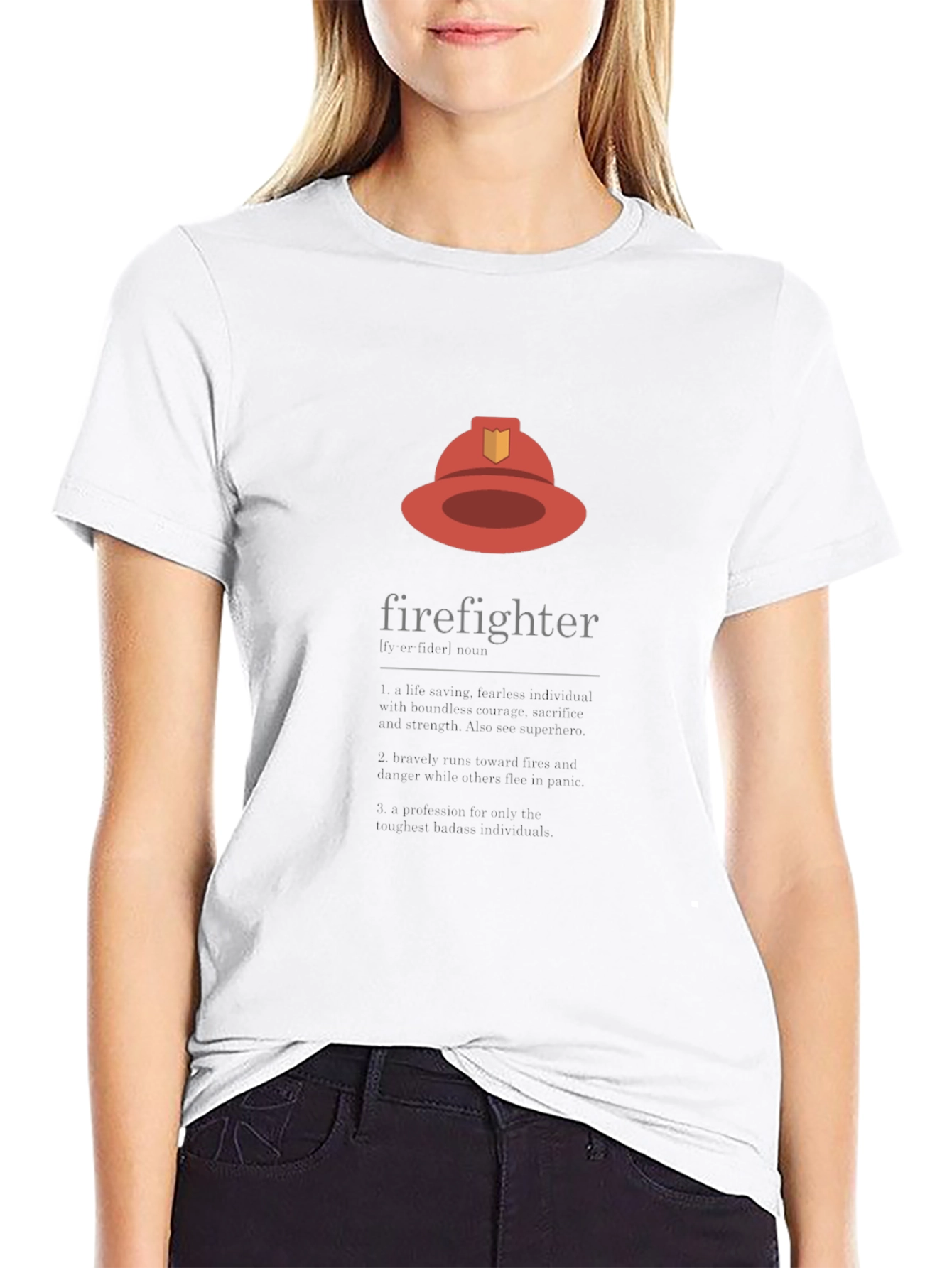 Firefighter Graphic Tee - Black