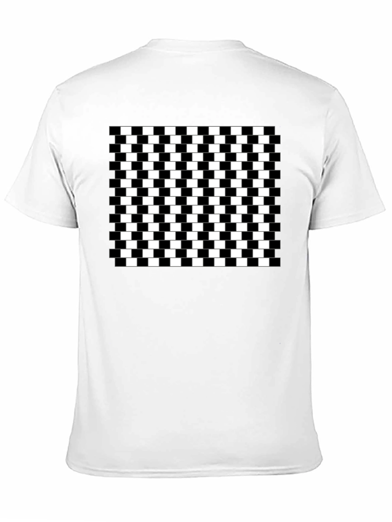 Optical Illusion Checkerboard T-Shirt