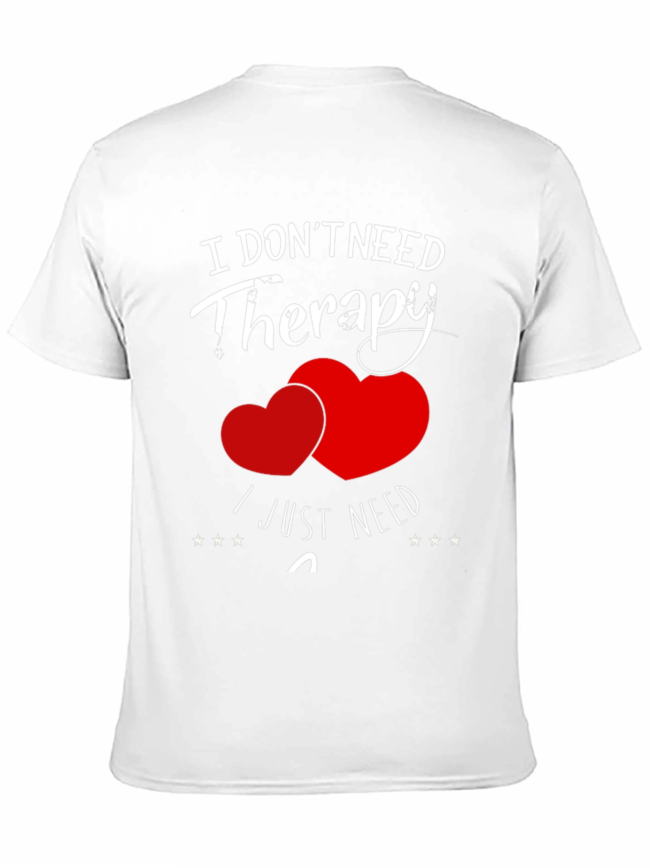 Funny Therapy Heart Graphic T-Shirt