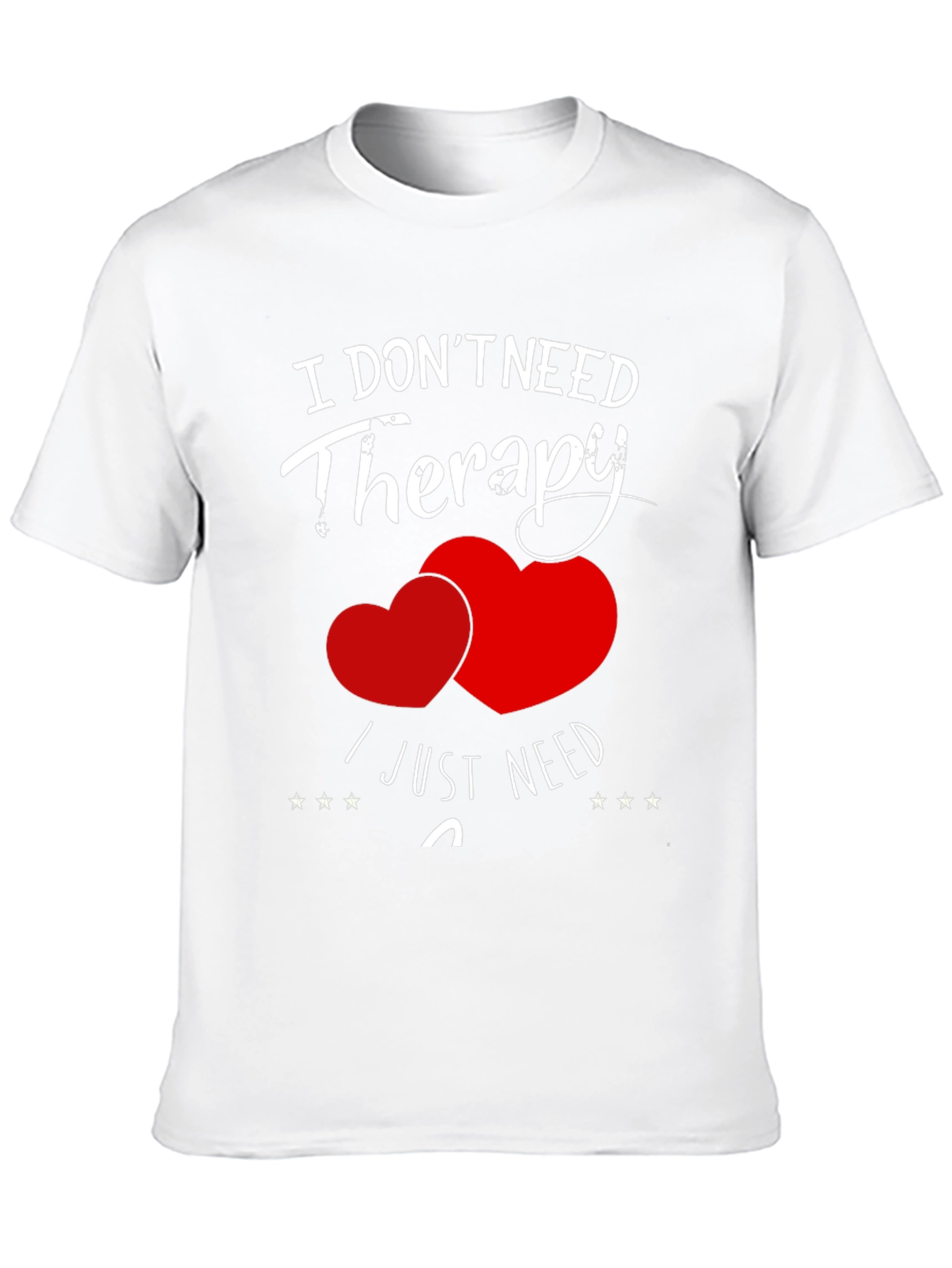 Funny Therapy Heart Graphic T-Shirt