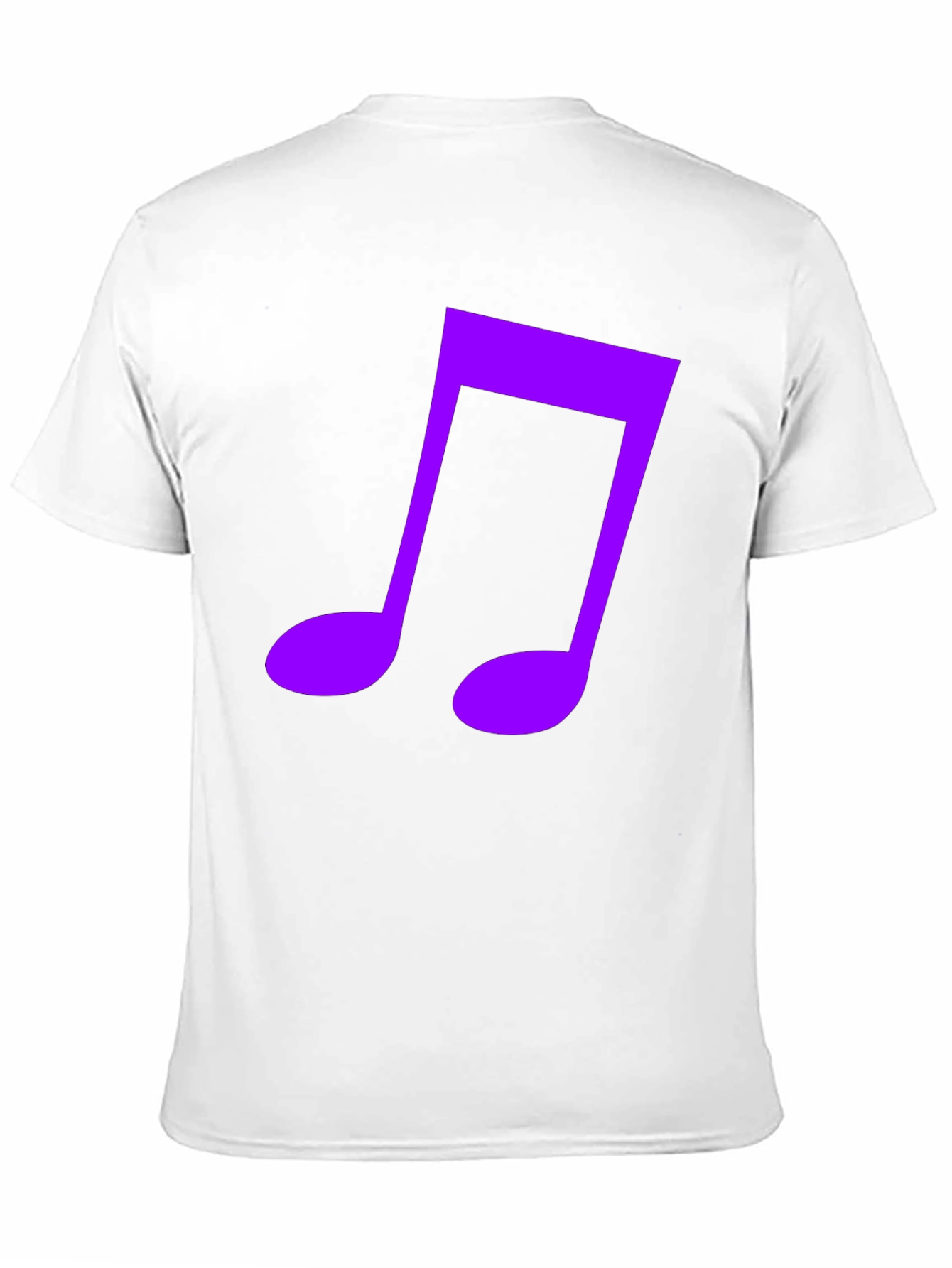 Music Note Graphic Tee - Black