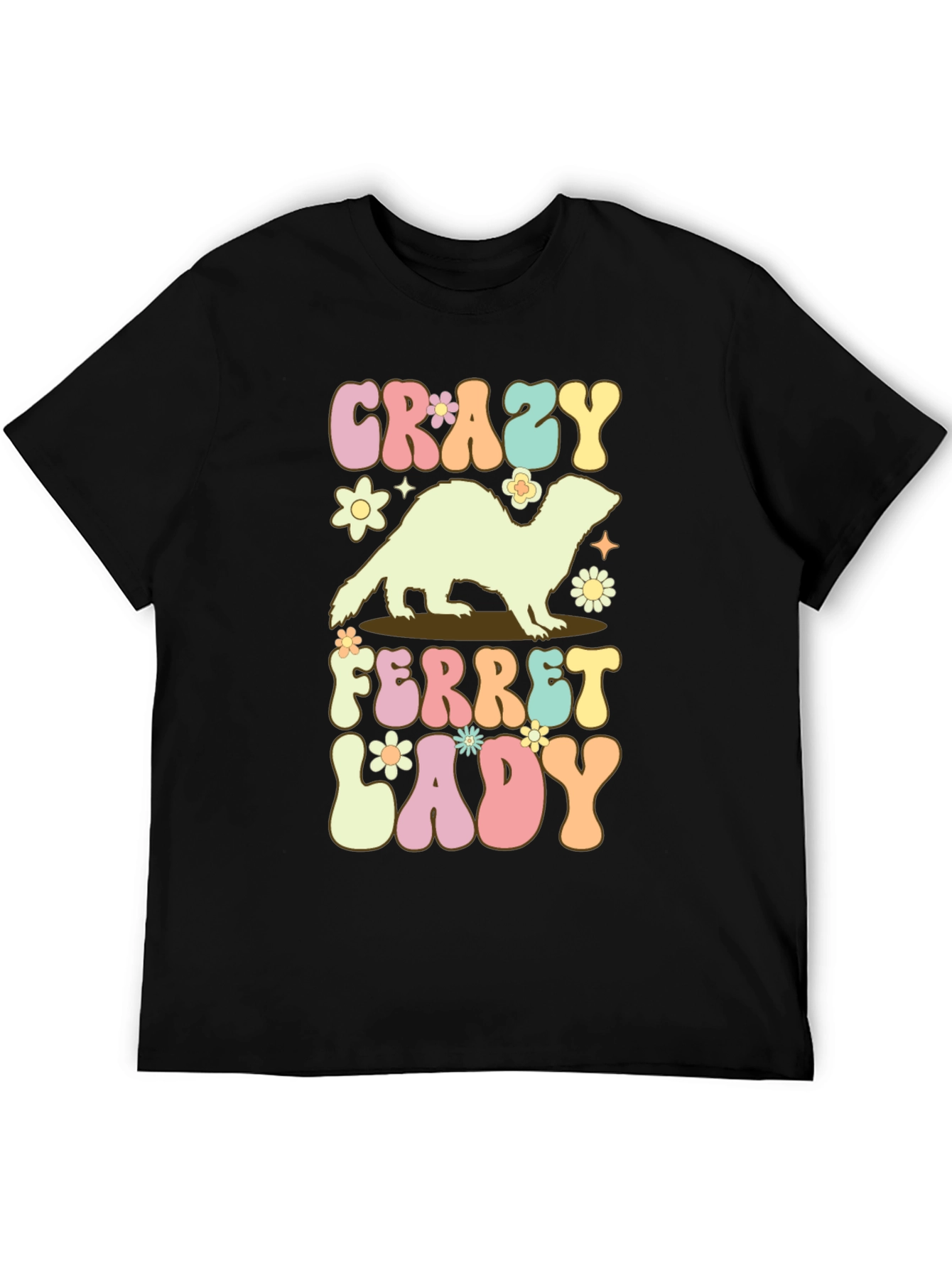 Crazy Ferret Lady Graphic Tee