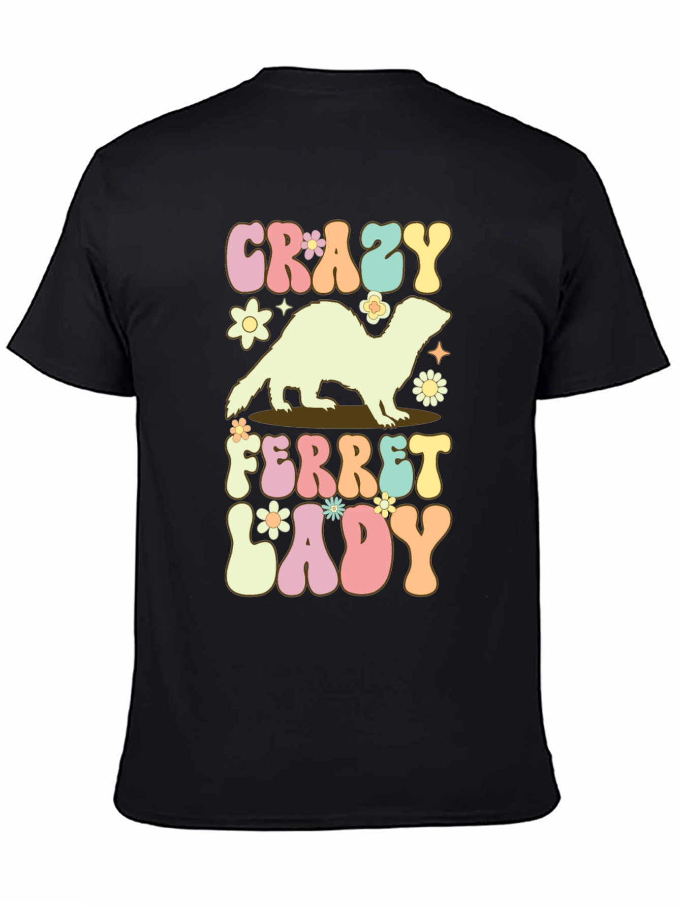Crazy Ferret Lady Graphic Tee