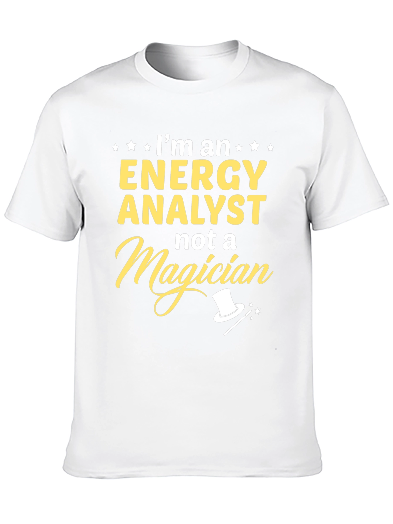 Energy Analyst T-Shirt - Not A Magician Tee