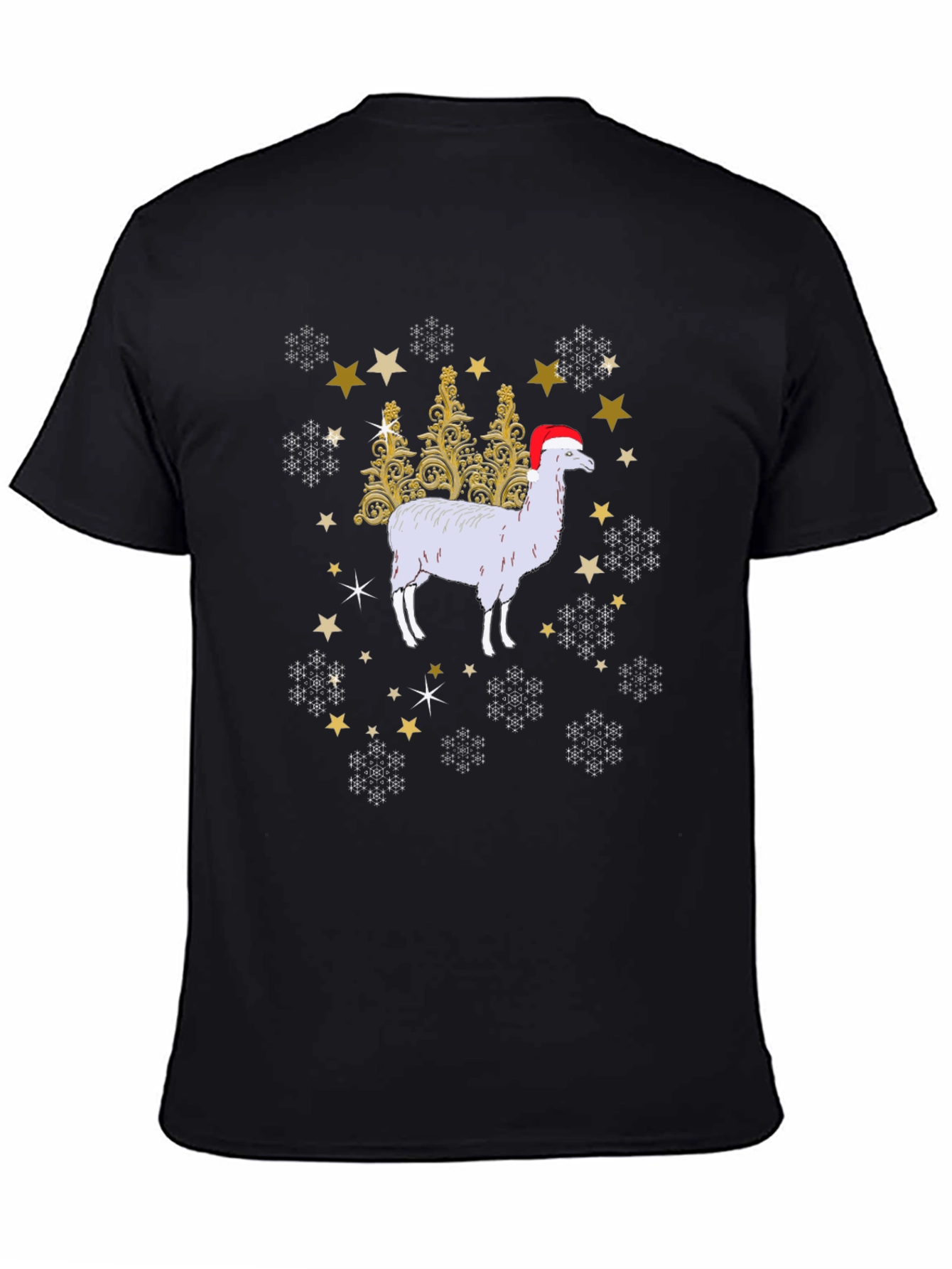 Festive Alpaca Christmas T-Shirt