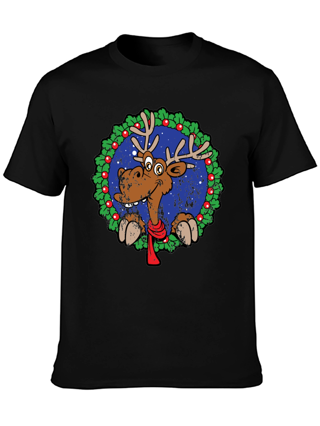 Festive Reindeer Christmas T-Shirt