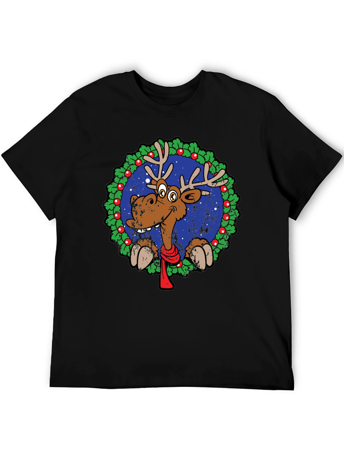 Festive Reindeer Christmas T-Shirt