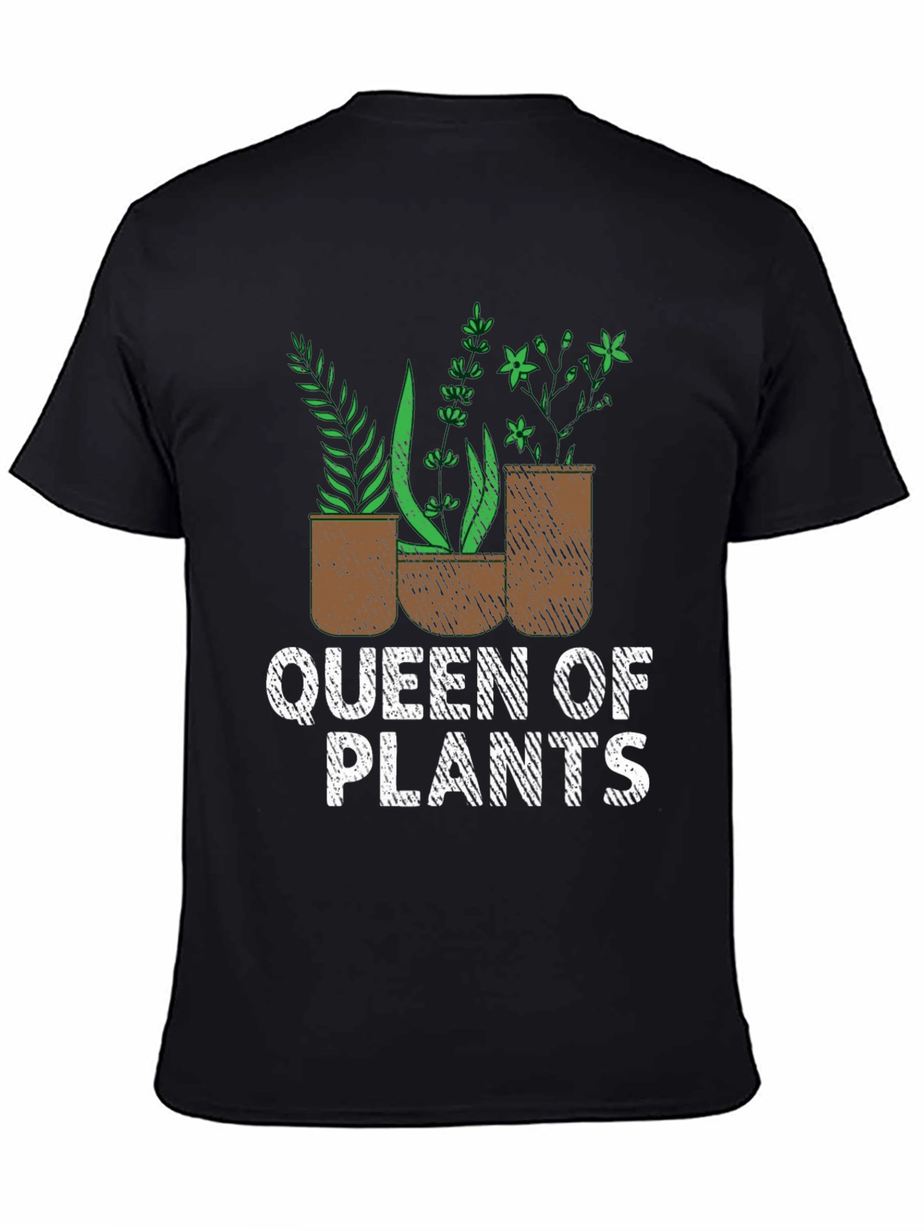 Queen of Plants Graphic Tee - Gardening Lover Shirt