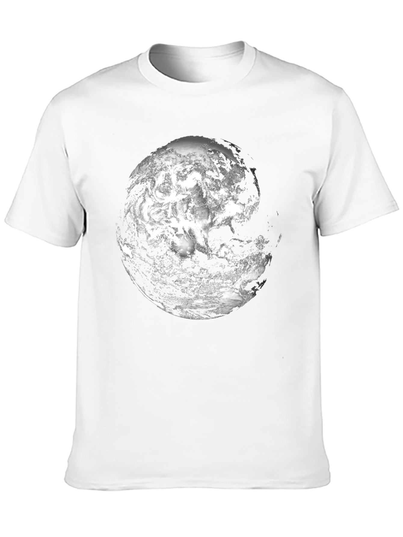 Earth Graphic Black T-Shirt
