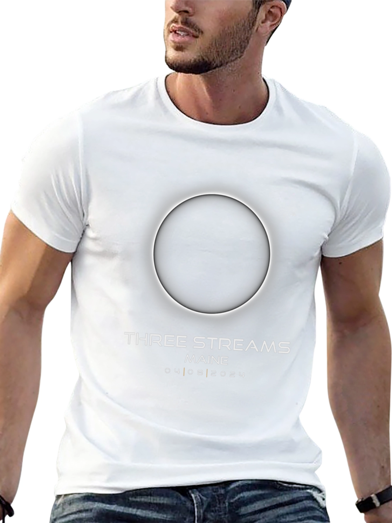 Three Streams Maine 2024 Eclipse T-Shirt