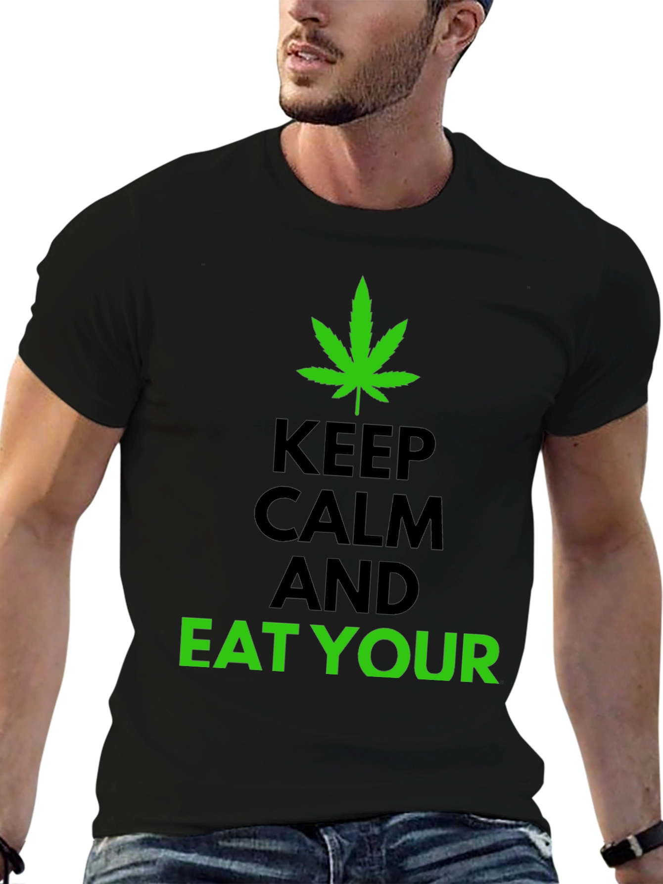 Keep Calm and Eat Your Greens T-Shirt