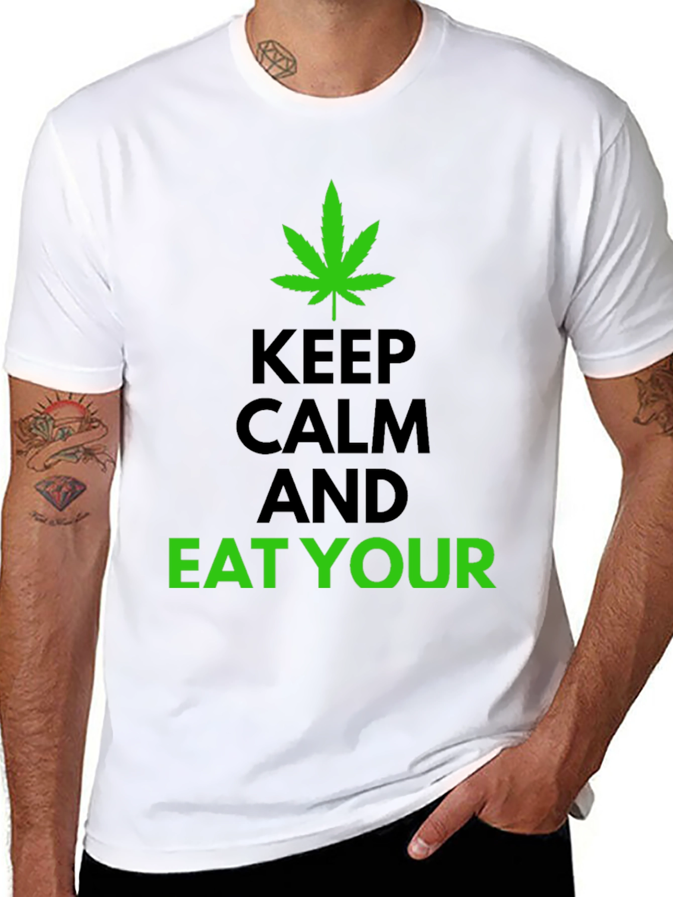 Keep Calm and Eat Your Greens T-Shirt
