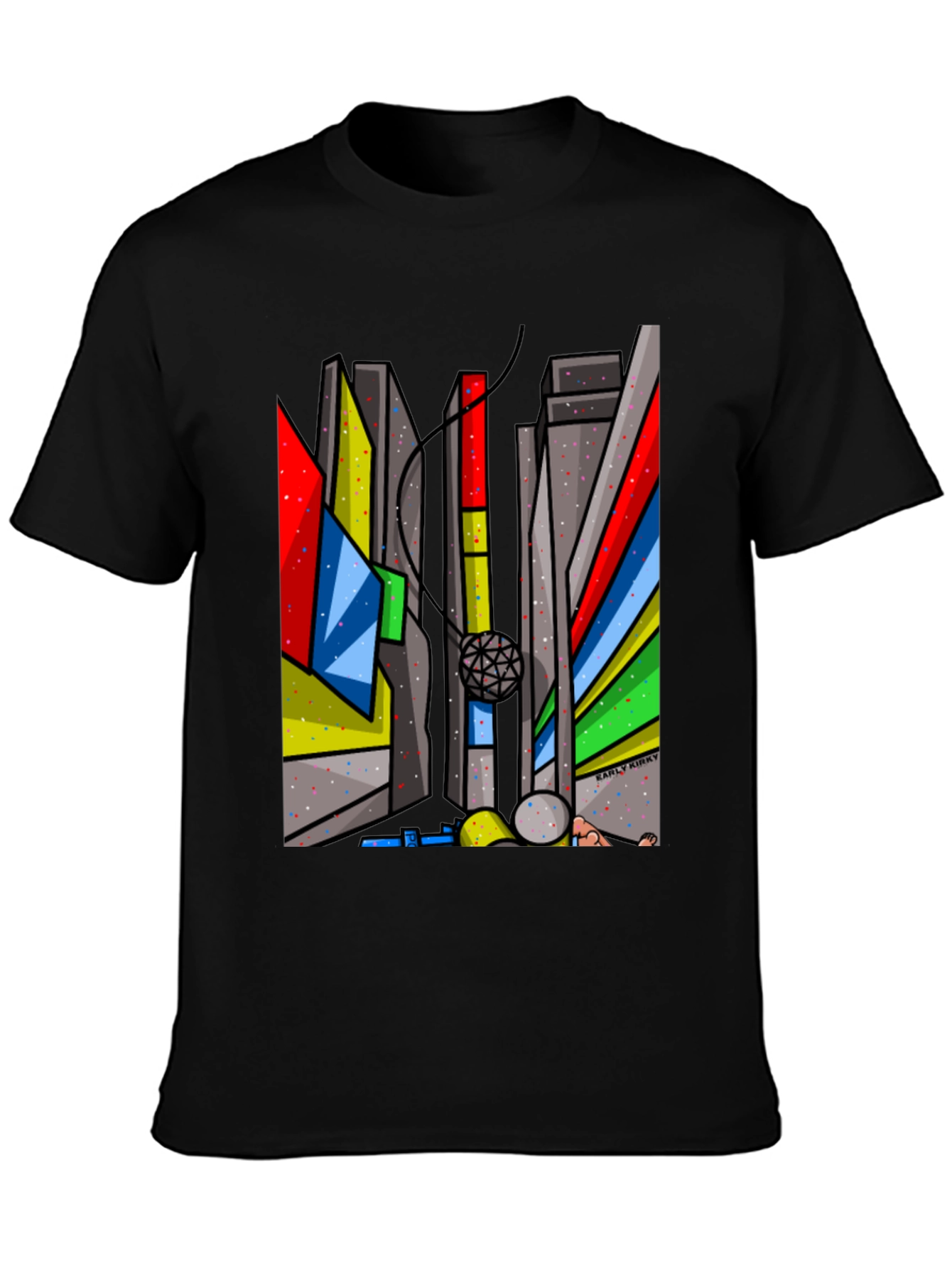 Abstract Cityscape Graphic Tee