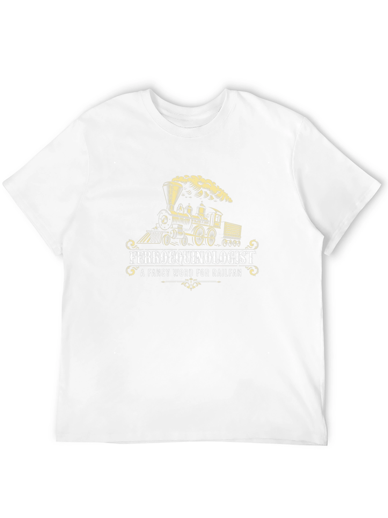 Ferroequinologist Railfan Train T-Shirt