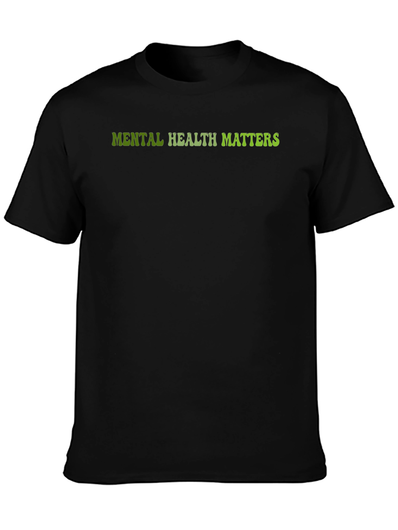 Mental Health Matters Black Graphic Tee