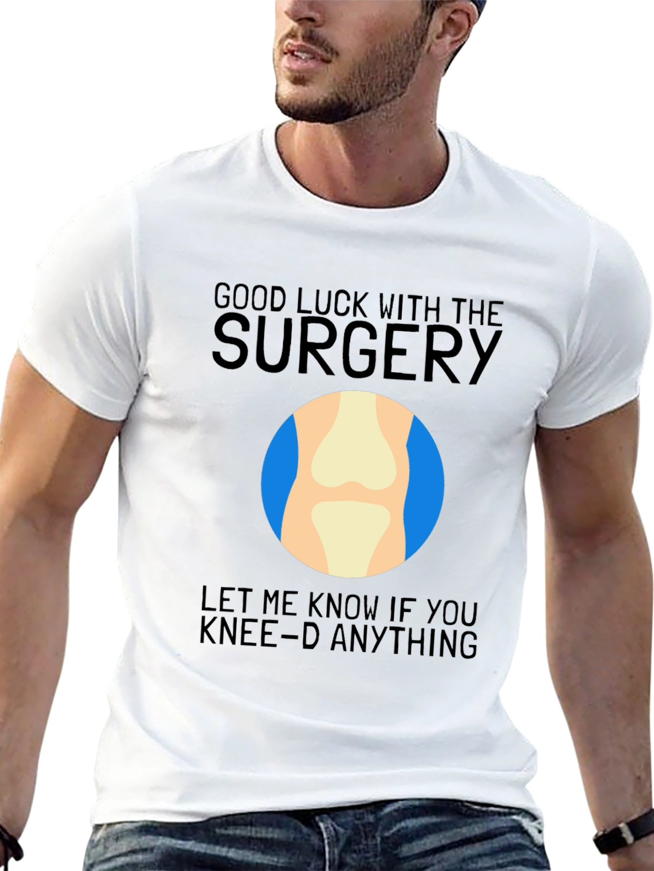 Funny Knee Surgery Get Well Soon T-Shirt