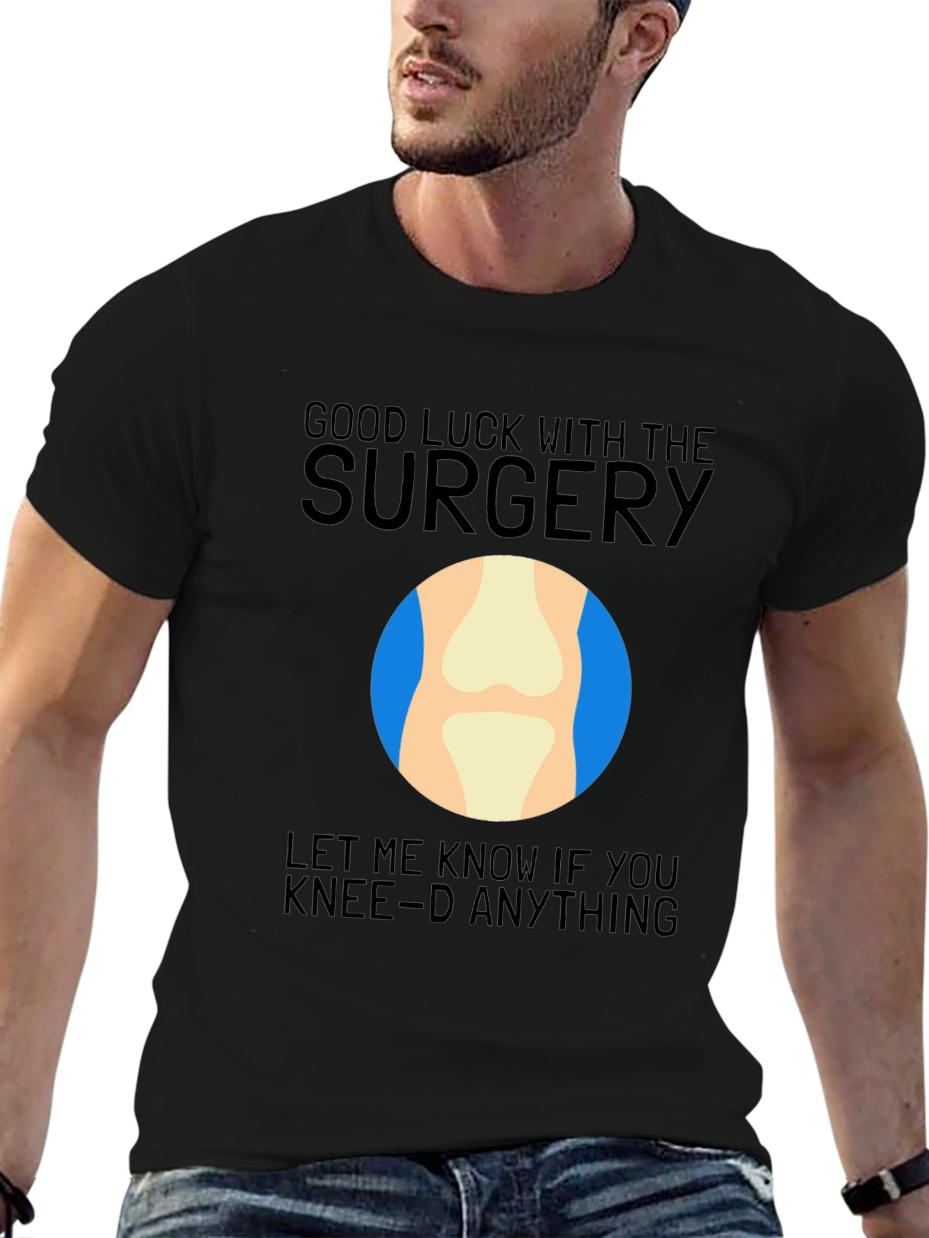 Funny Knee Surgery Get Well Soon T-Shirt