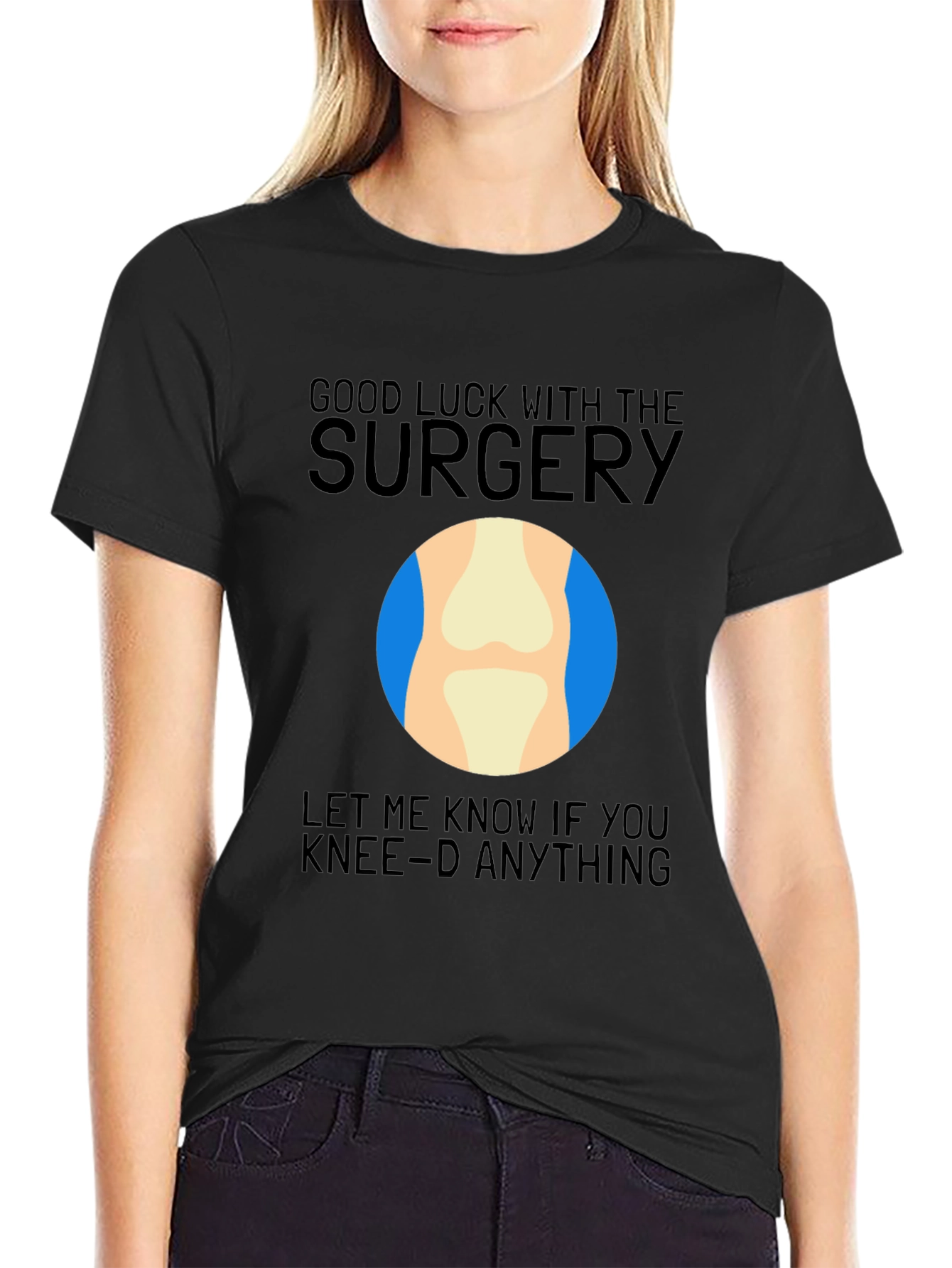 Funny Knee Surgery Get Well Soon T-Shirt
