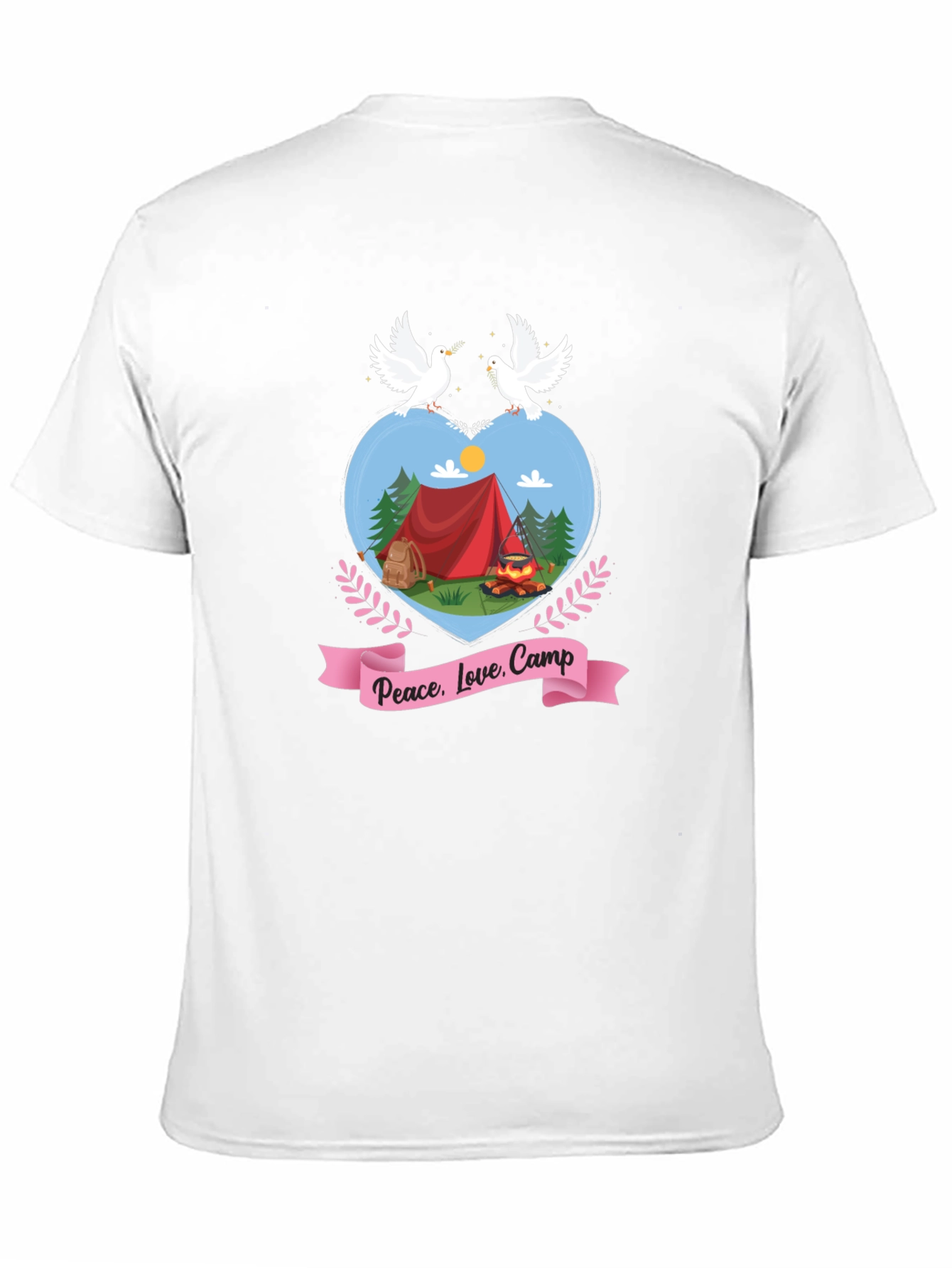 Peace Love Camp Graphic T-Shirt