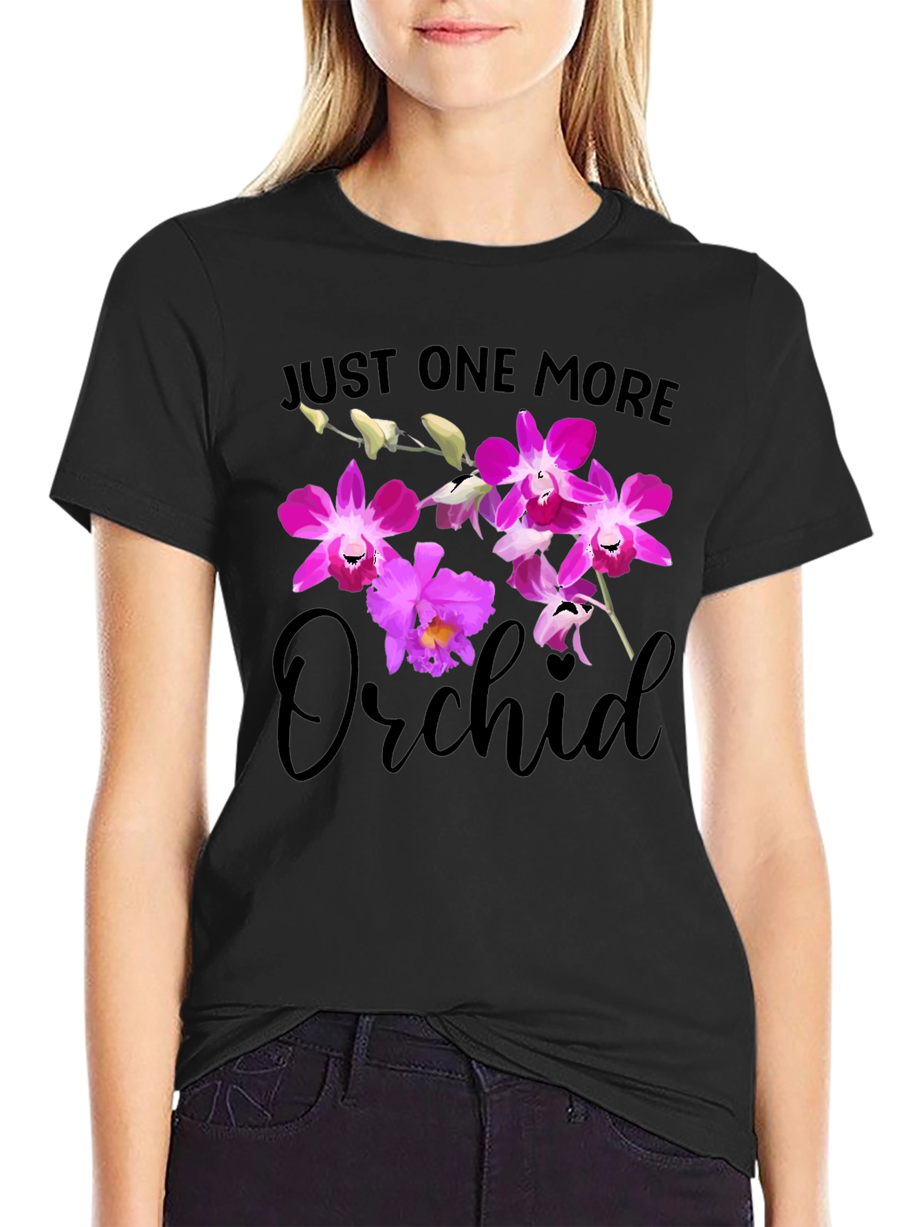 Just One More Orchid Graphic Tee