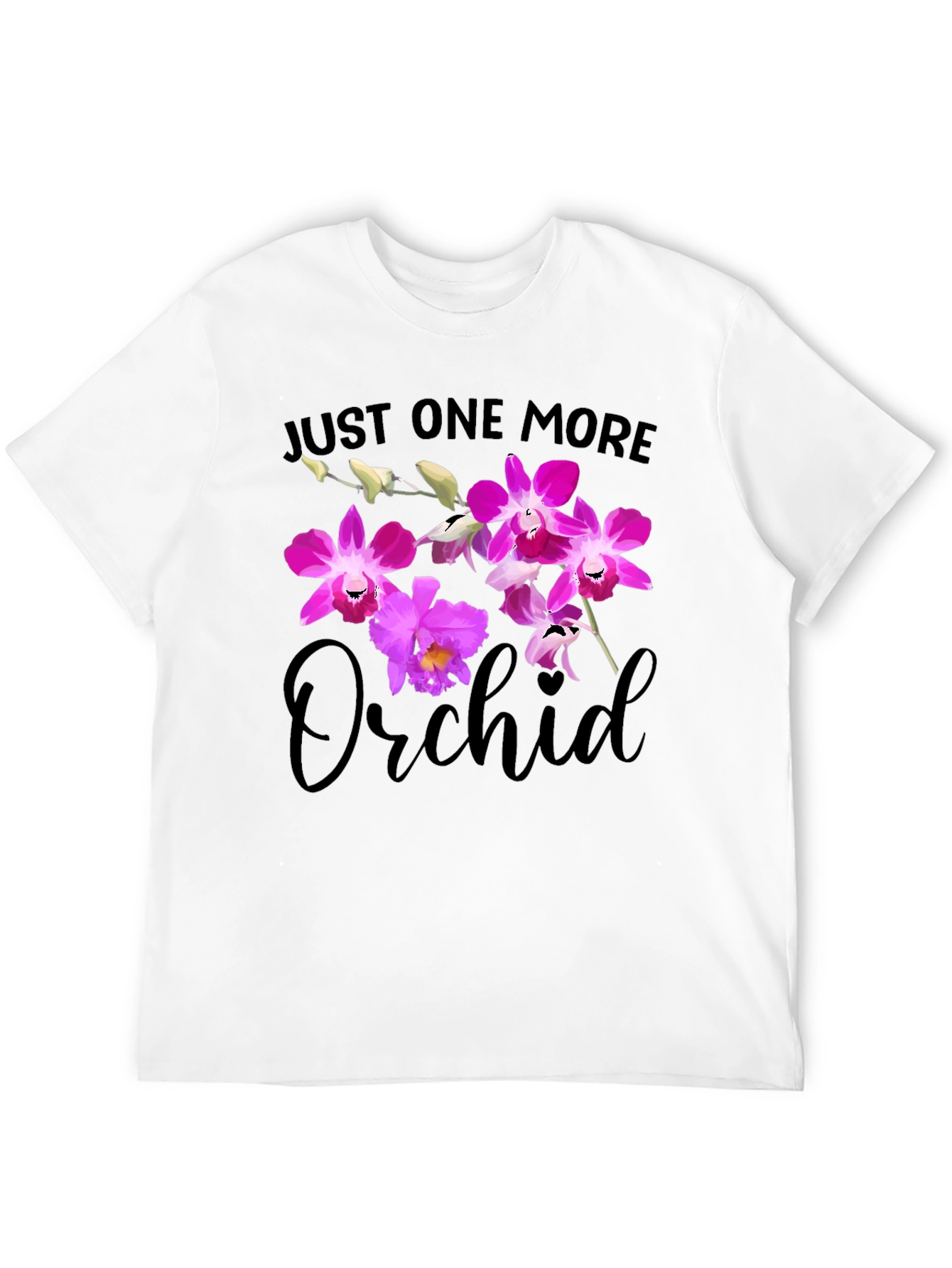 Just One More Orchid Graphic Tee