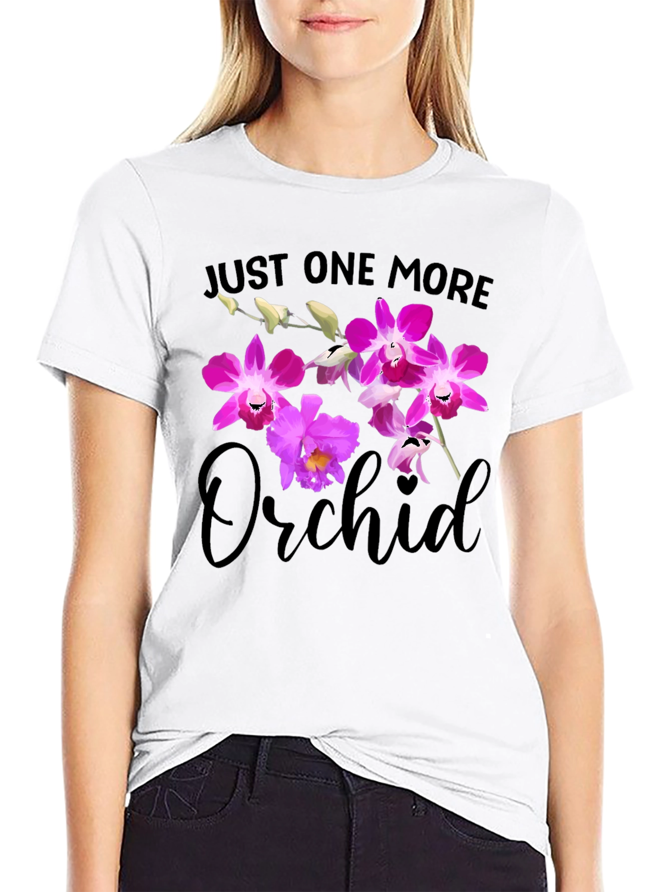 Just One More Orchid Graphic Tee