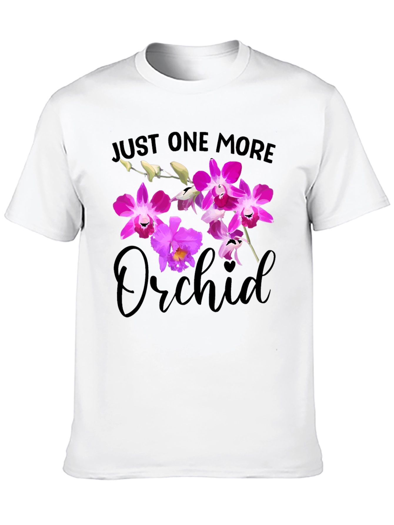 Just One More Orchid Graphic Tee