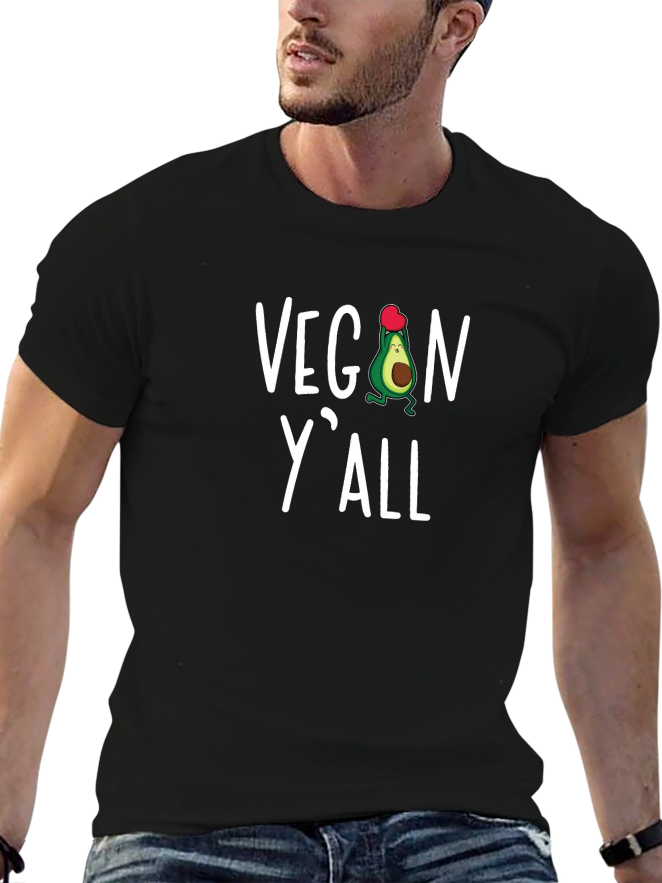 Vegan Yall Avocado Graphic Tee