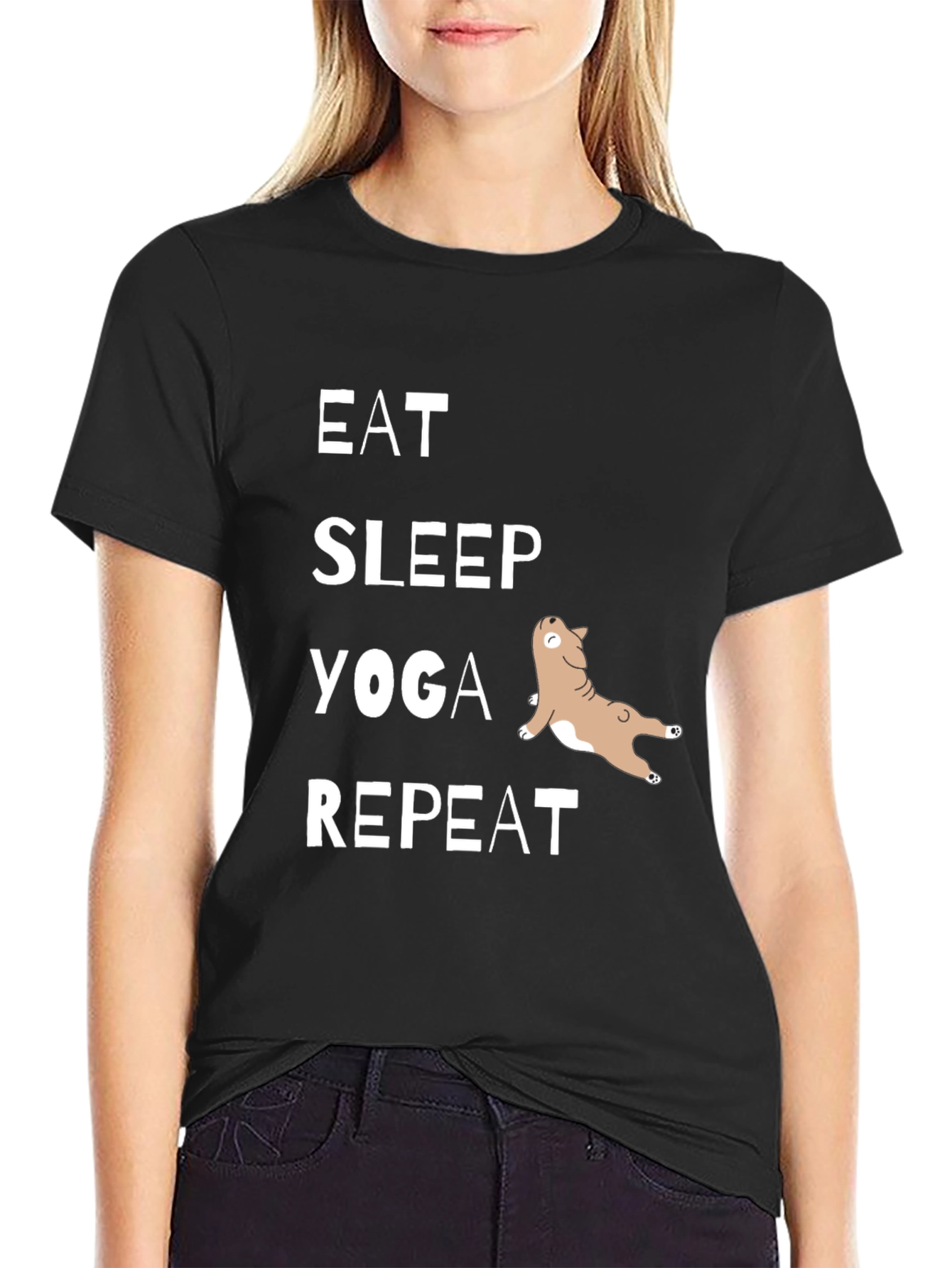 Eat Sleep Yoga Repeat T-Shirt