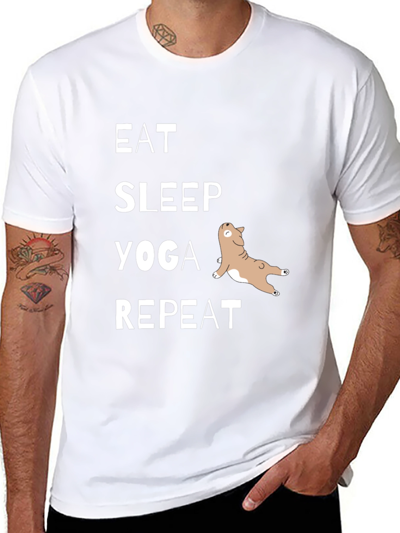 Eat Sleep Yoga Repeat T-Shirt
