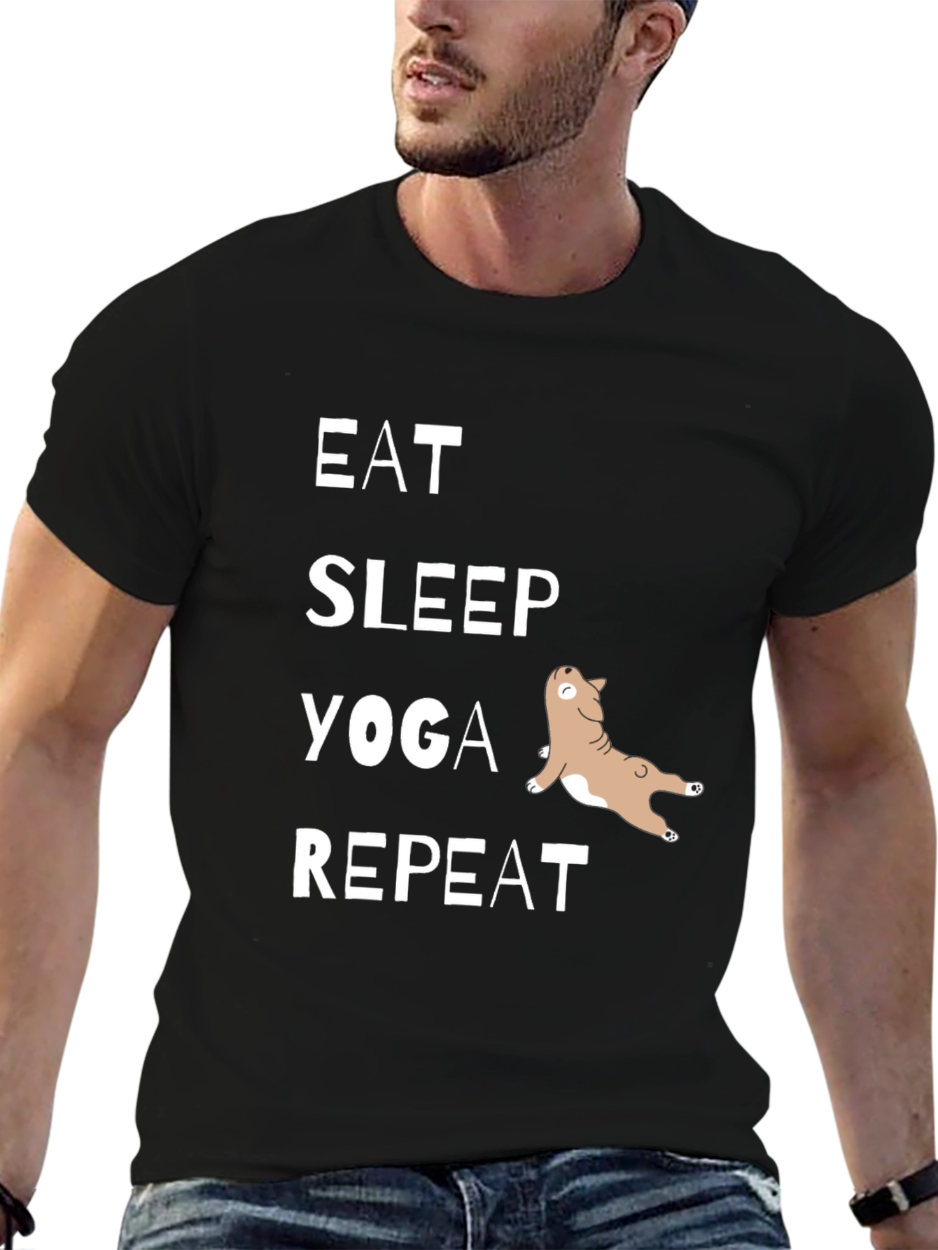 Eat Sleep Yoga Repeat T-Shirt