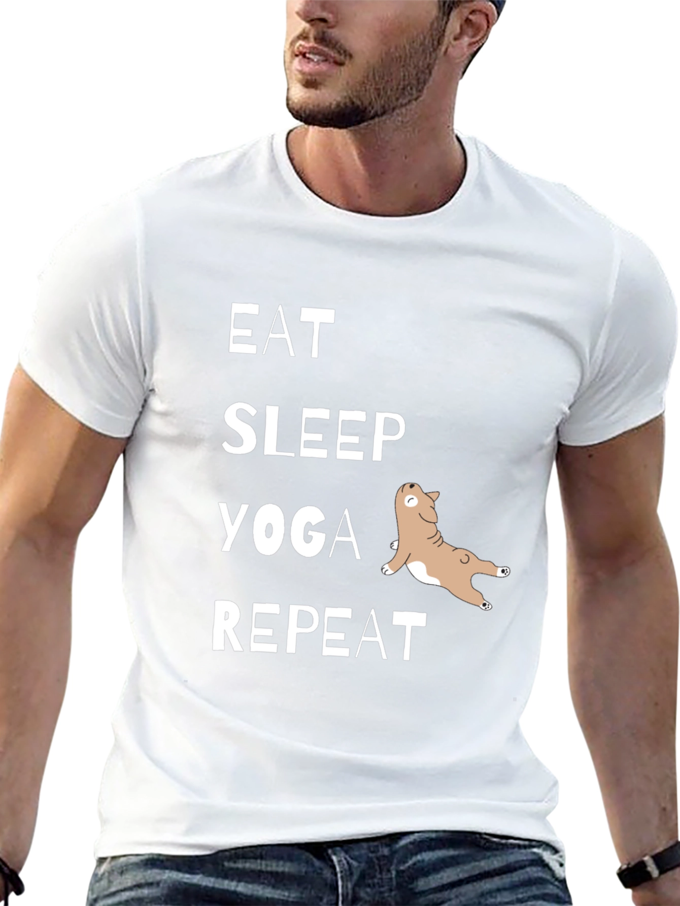 Eat Sleep Yoga Repeat T-Shirt