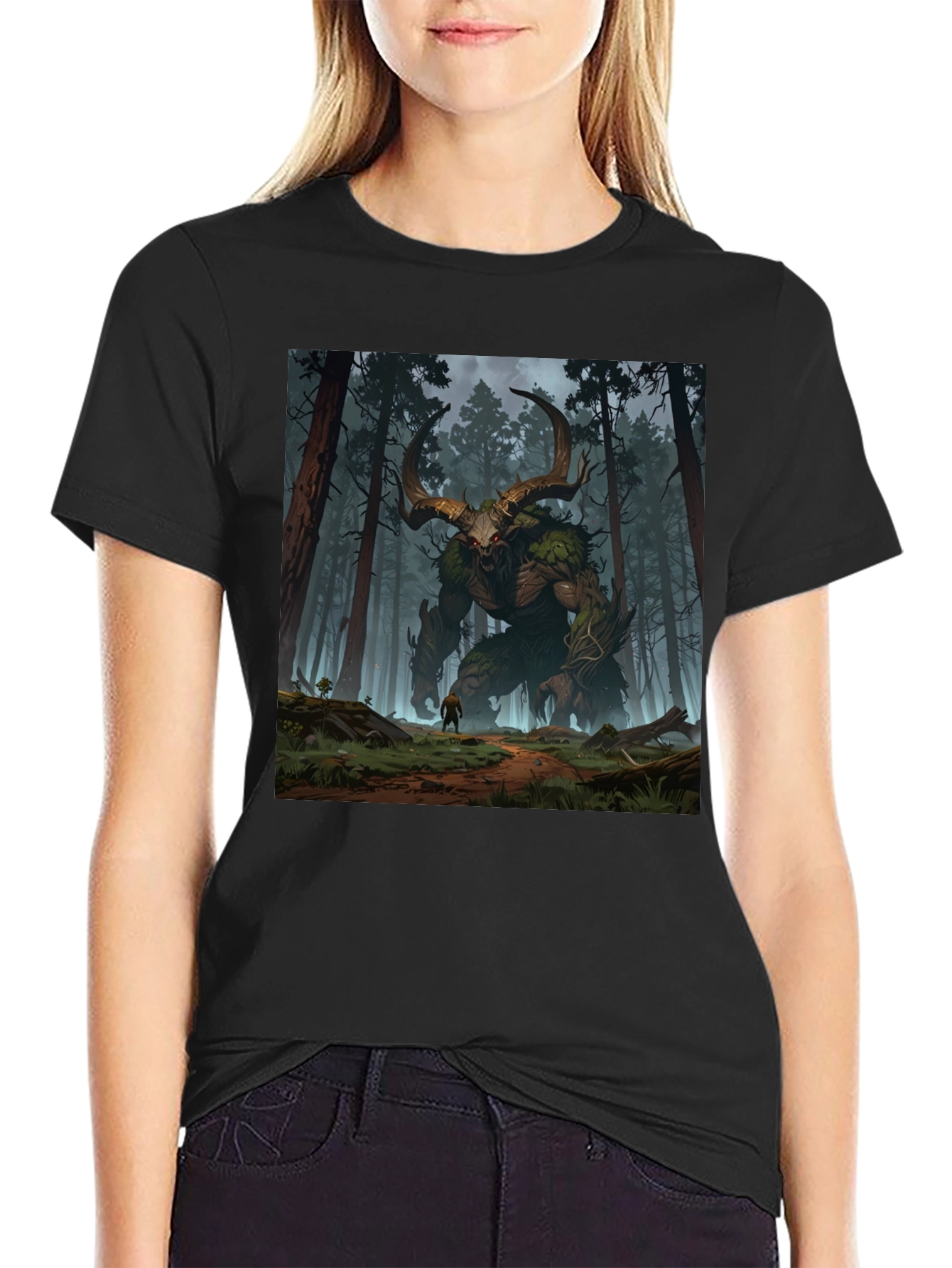 Monster in the Woods Graphic Tee