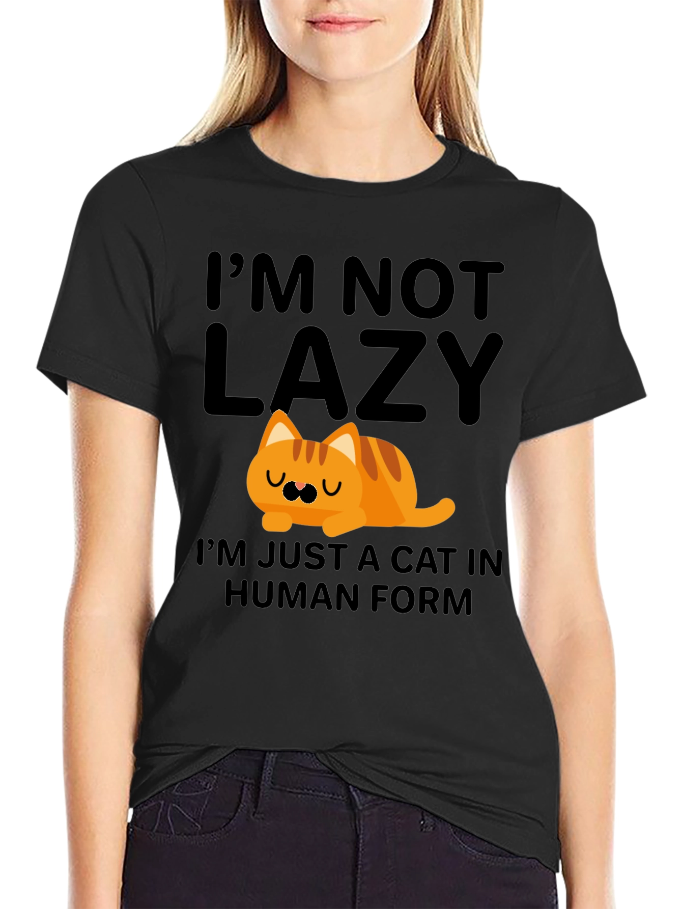Im Not Lazy Cat T-Shirt
