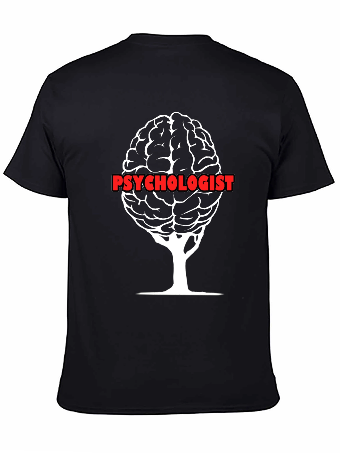 Psychologist Brain Tree Graphic T-Shirt