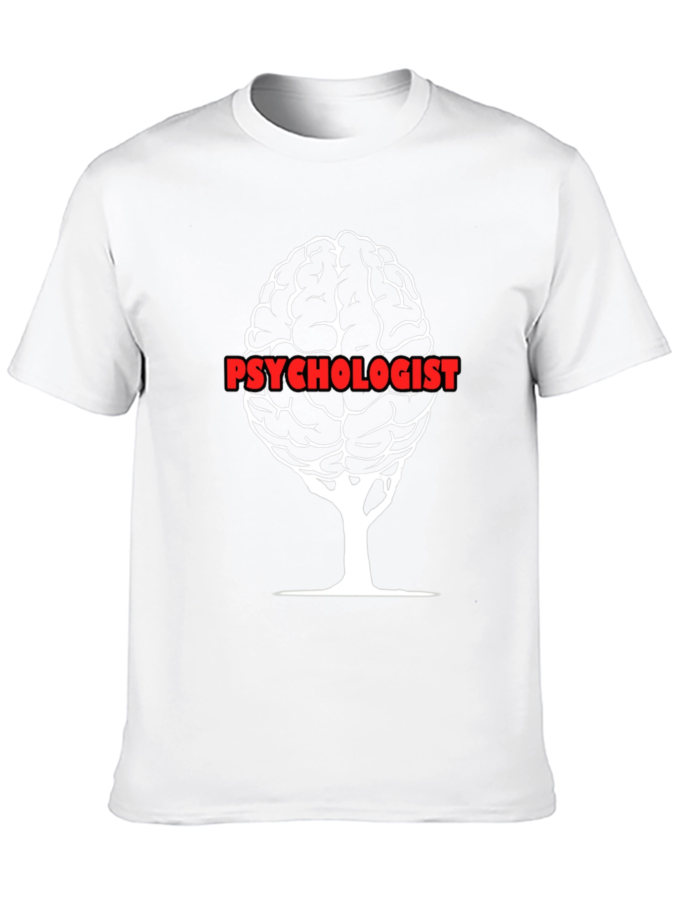 Psychologist Brain Tree Graphic T-Shirt