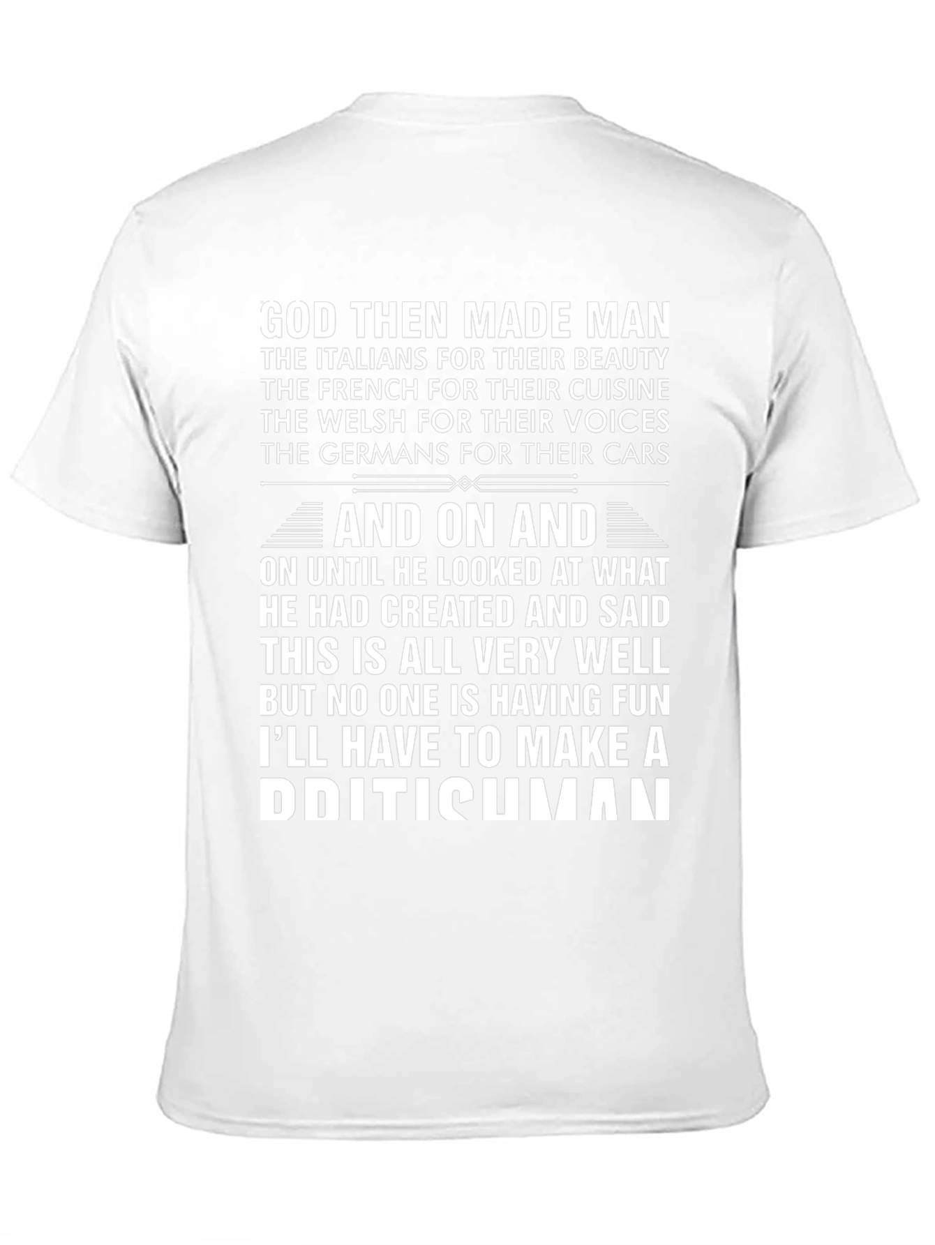 Funny British Humor T-Shirt