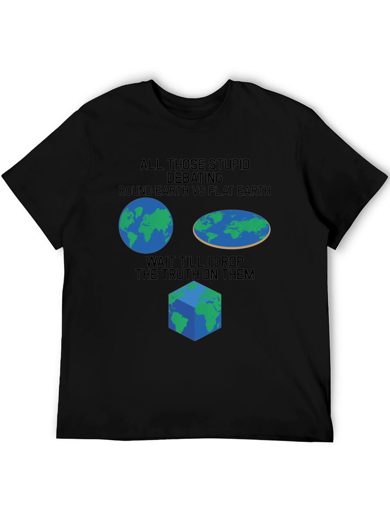 Flat Earth Truth Seeker T-Shirt