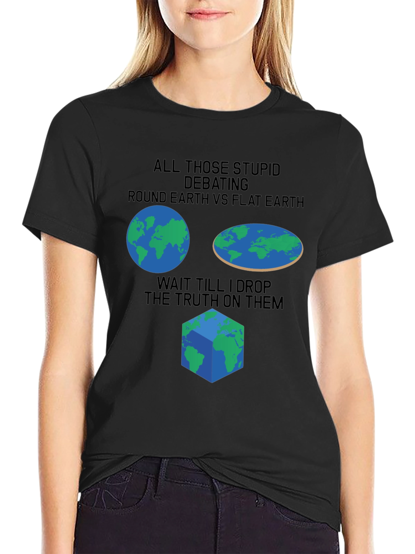 Flat Earth Truth Seeker T-Shirt
