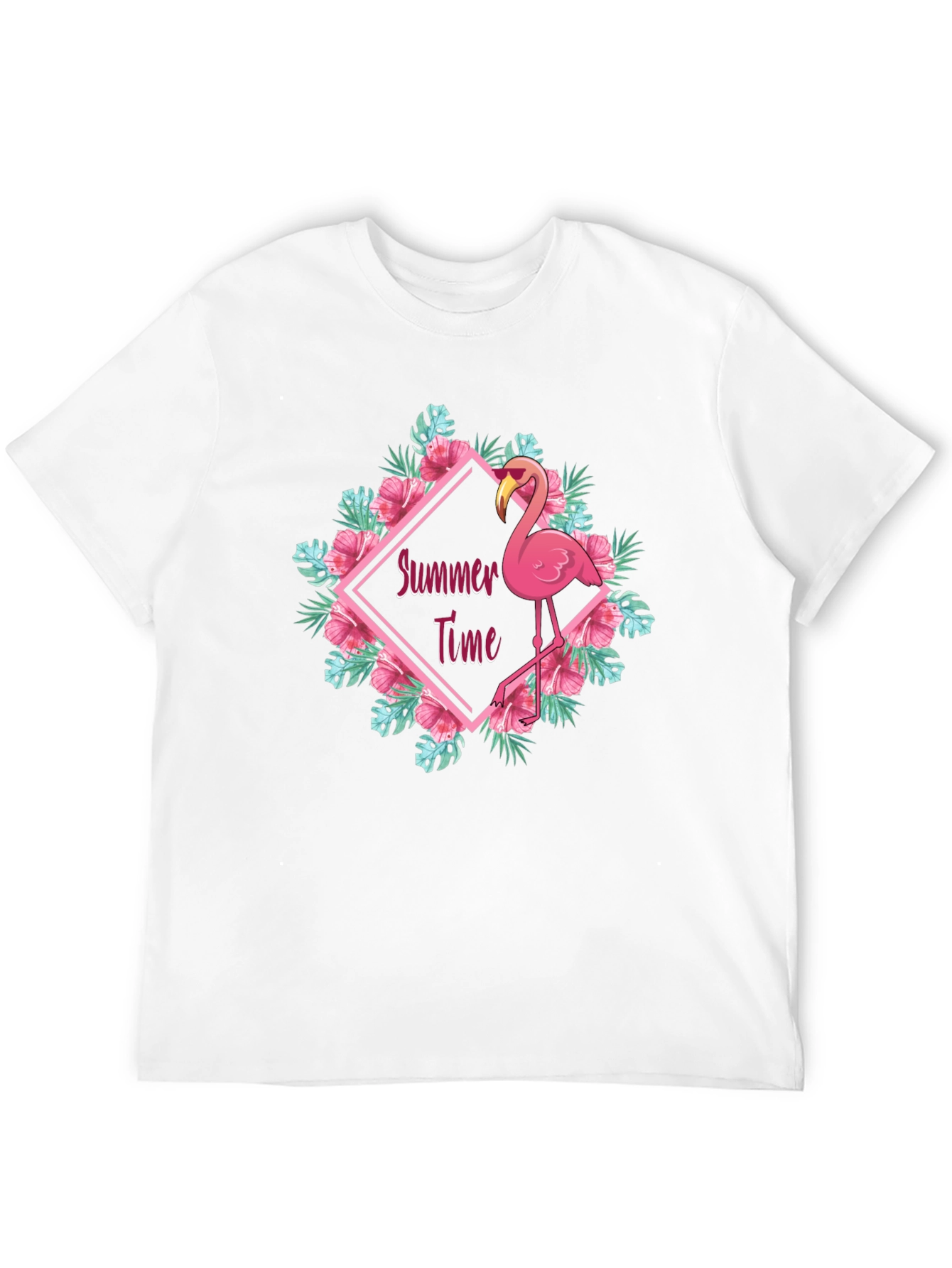 Summer Time Flamingo Graphic Tee