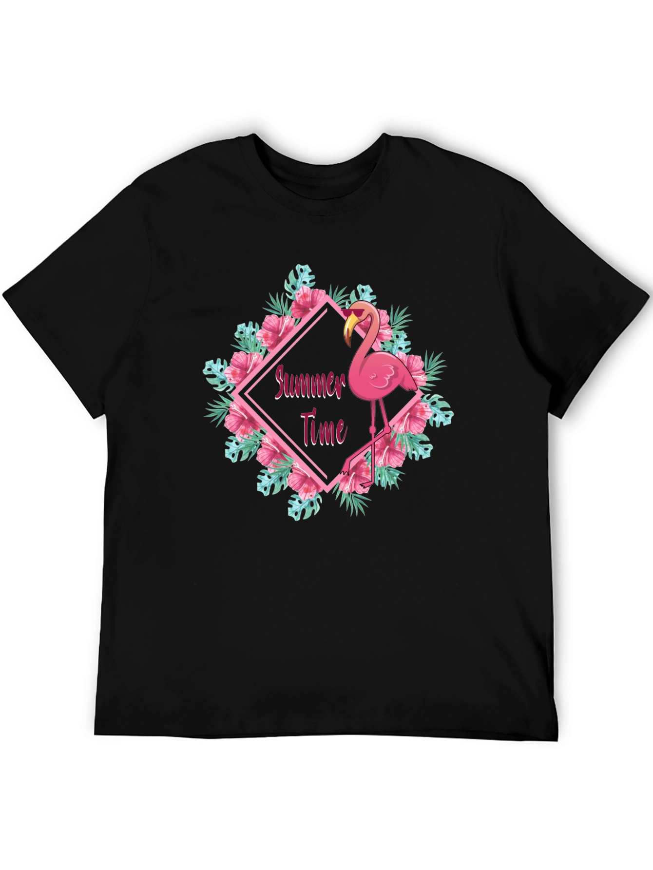 Summer Time Flamingo Graphic Tee