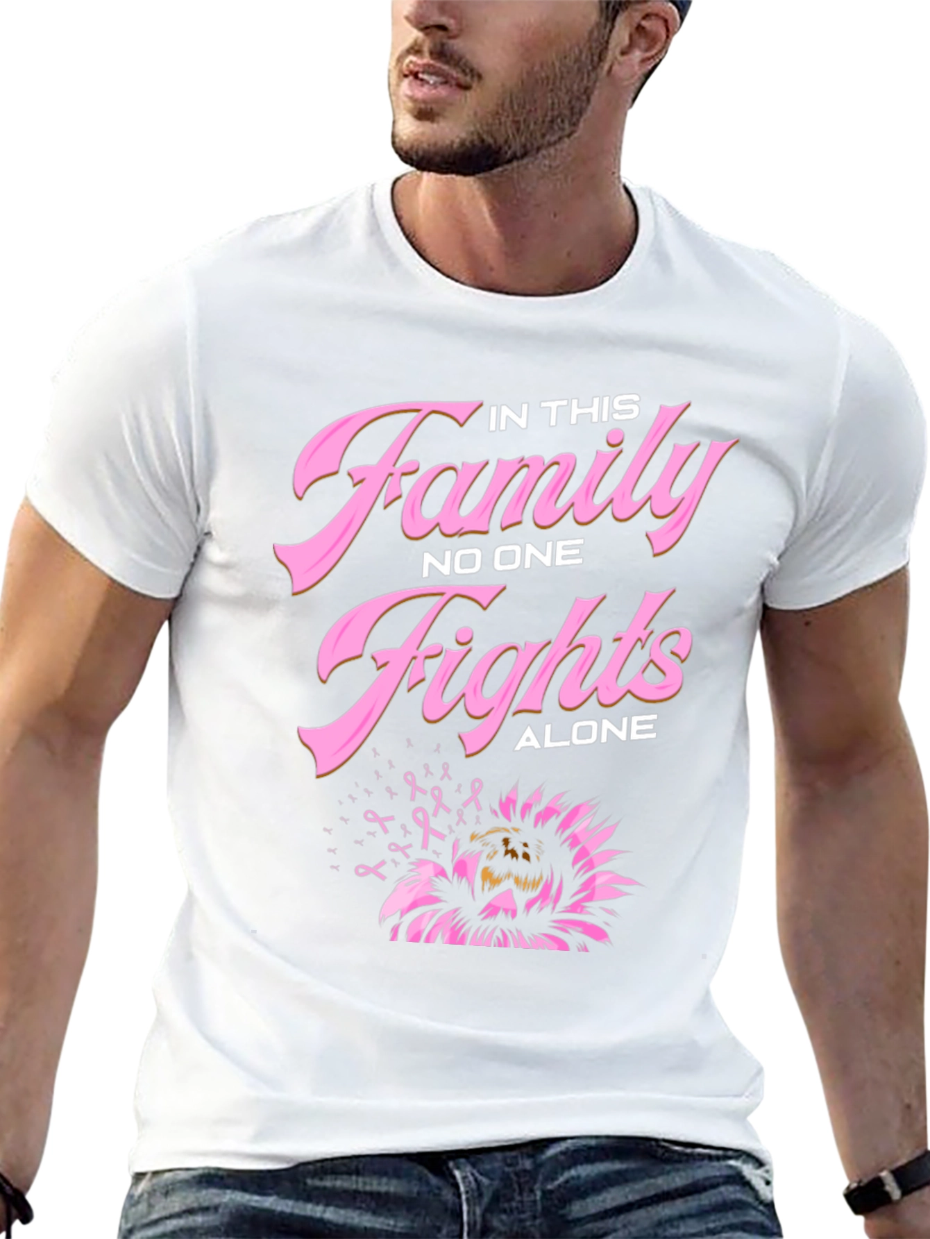 In This Family Nobody Fights Alone T-Shirt